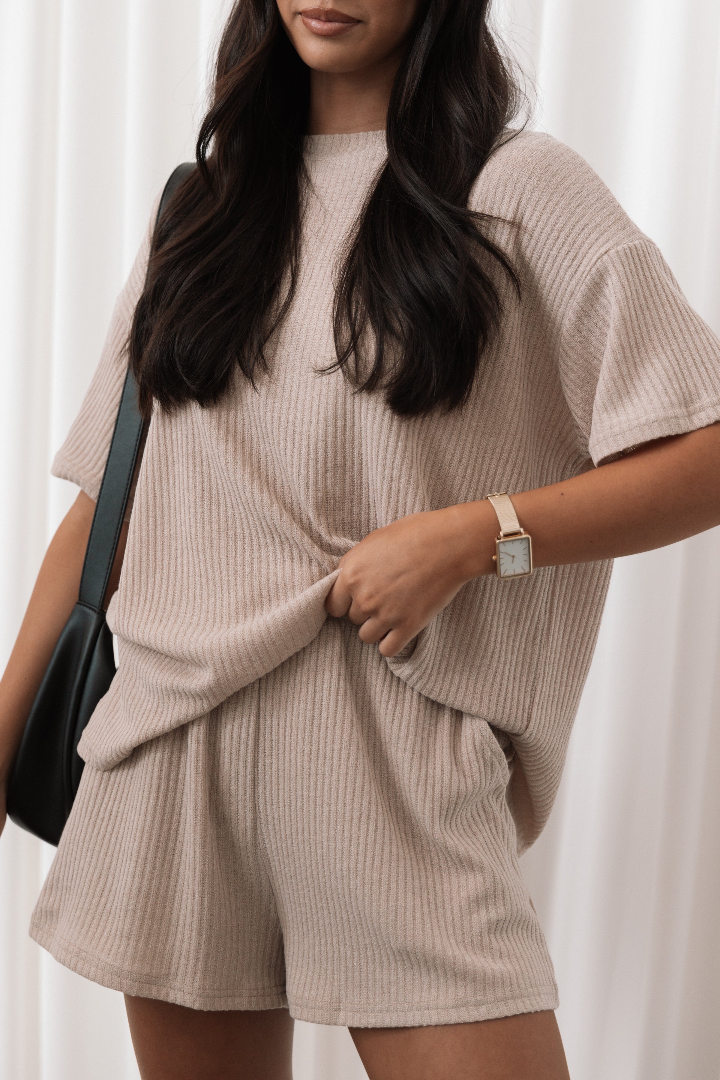 SETS Granger Knit Short Set - Tan