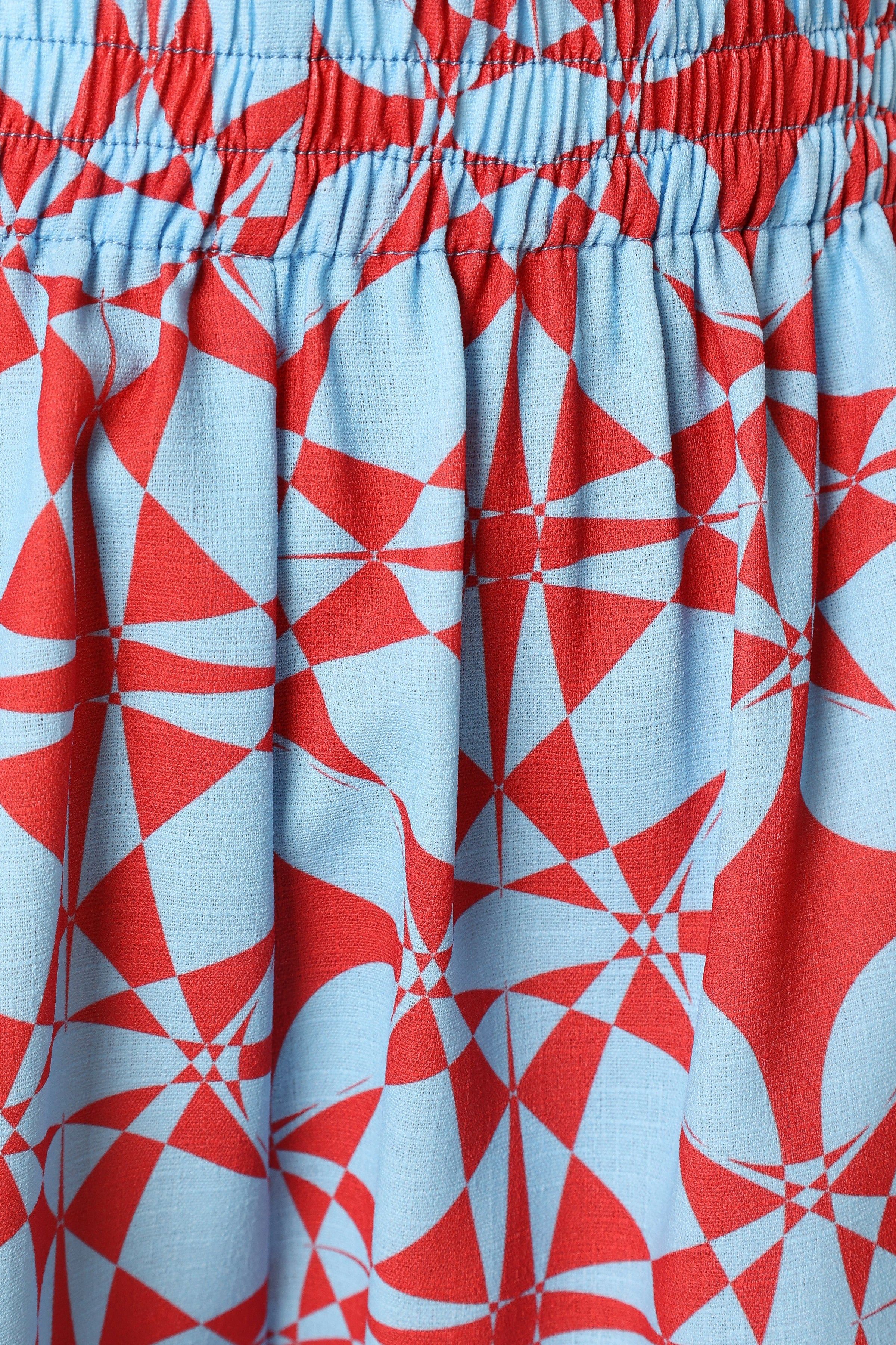 SETS @Gretel Short Set - Blue Red