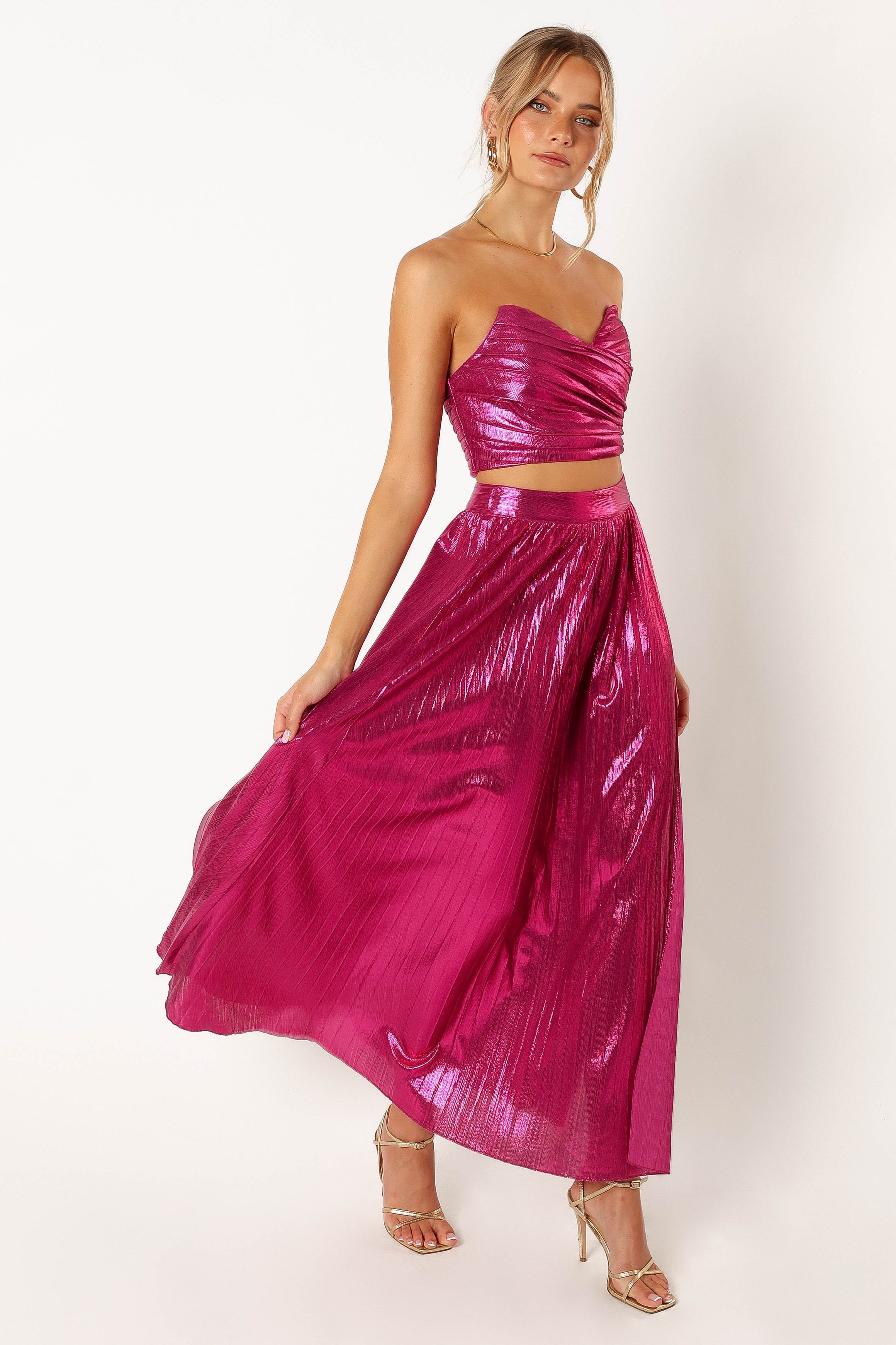 SETS @Hana Two Piece Set - Fuchsia