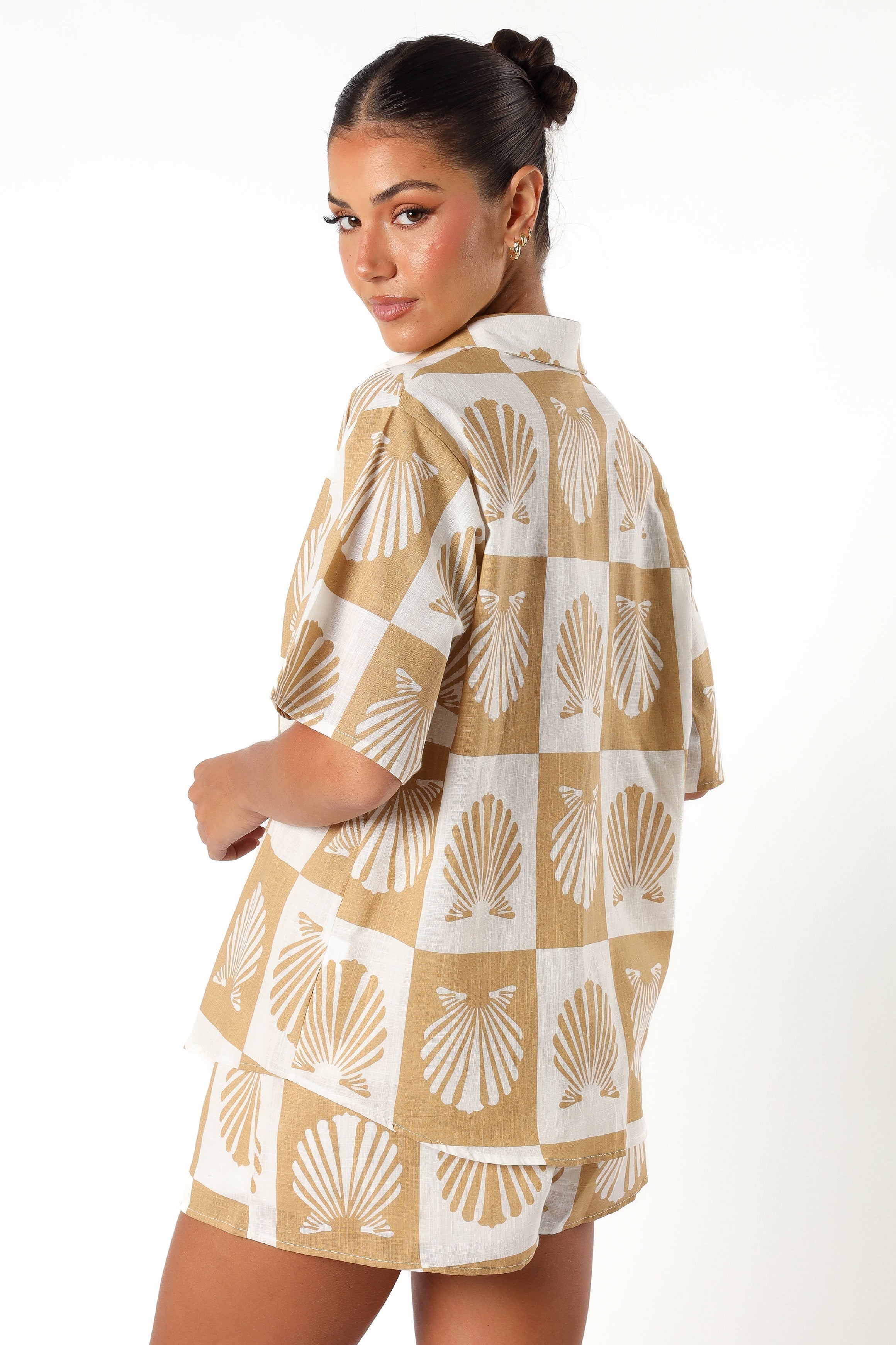 SETS @Harvey Short Set - Tan