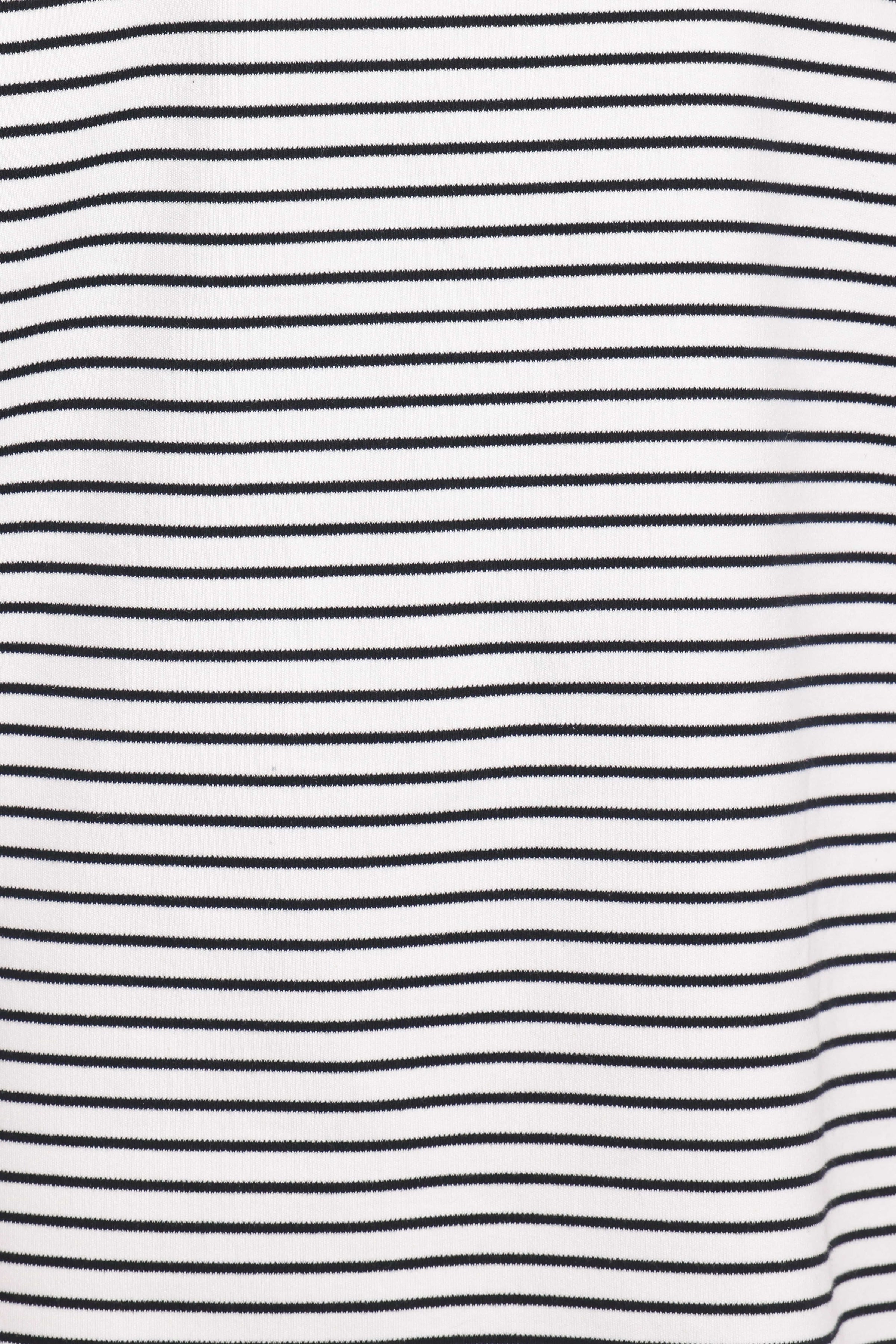 SETS Hellen Stripe Short Set - White Black Stripe