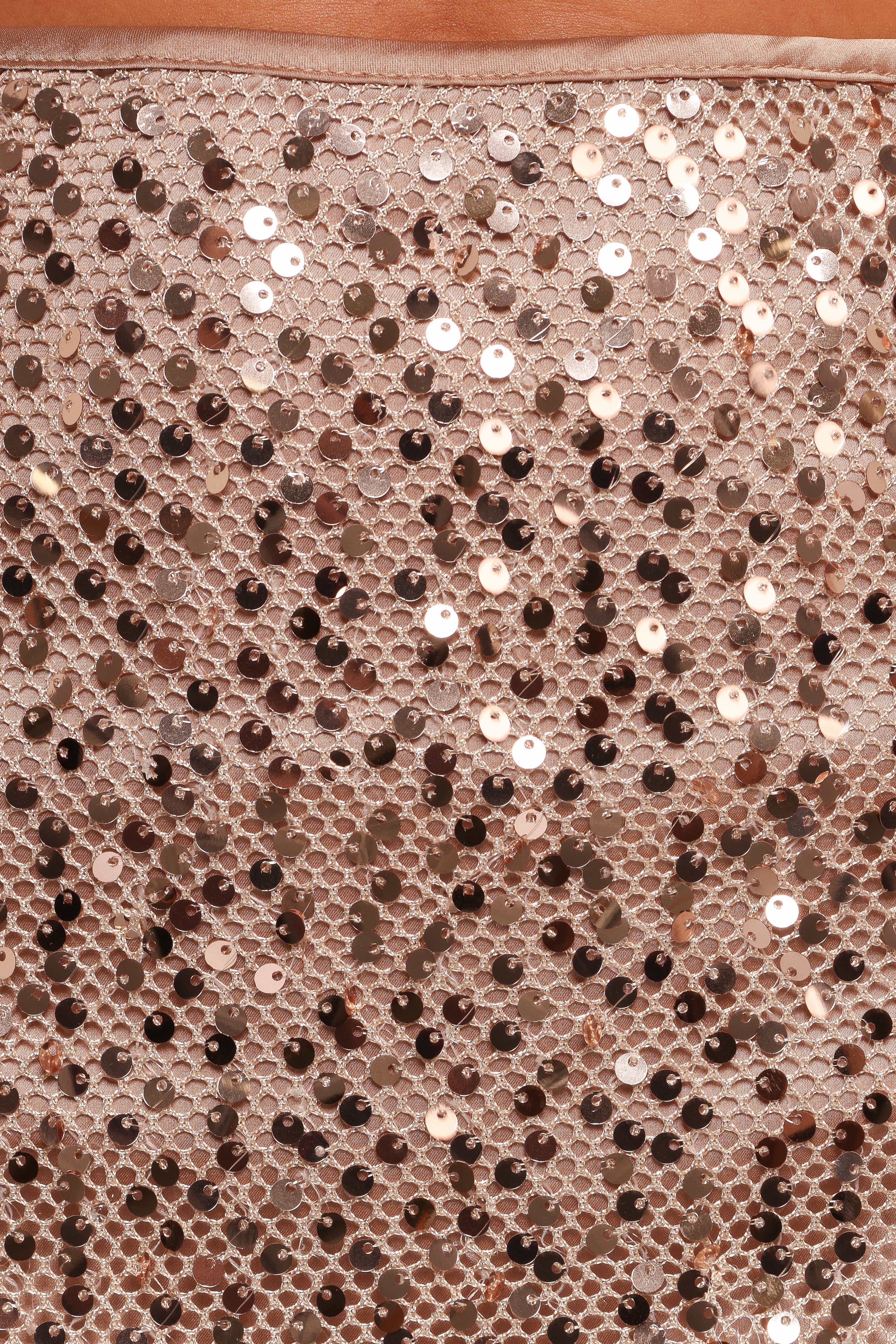SETS Hollyn Sequin Skirt Set - Gold
