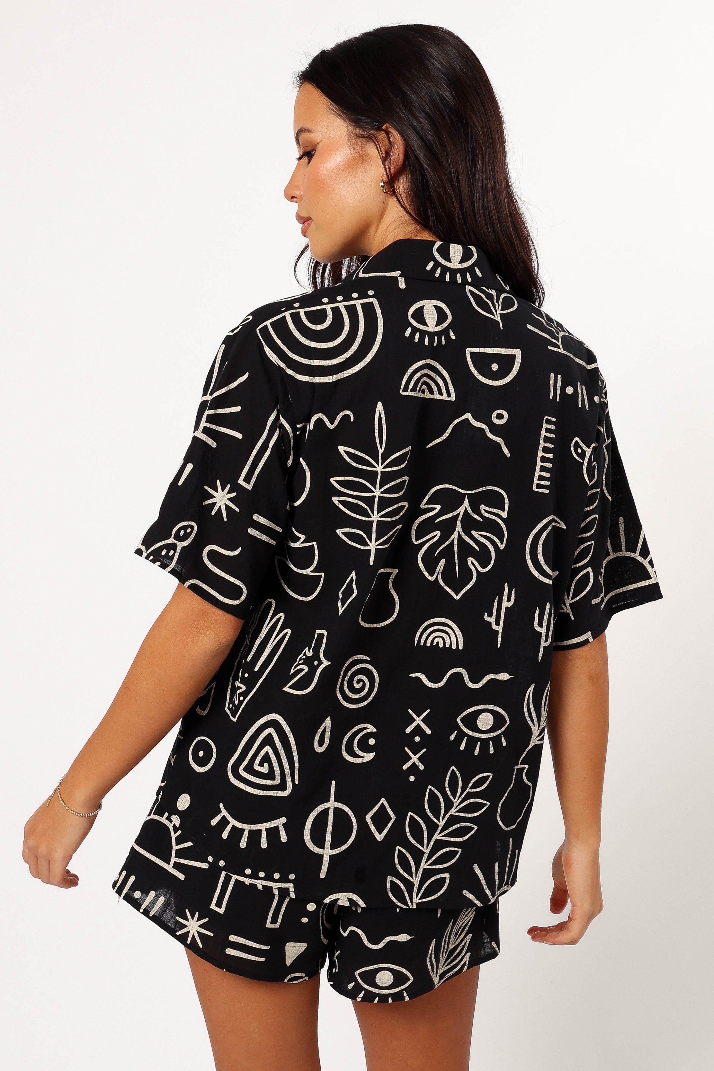 SETS @Isabella Short Set - Black Beige (Hold for Euro Summer)