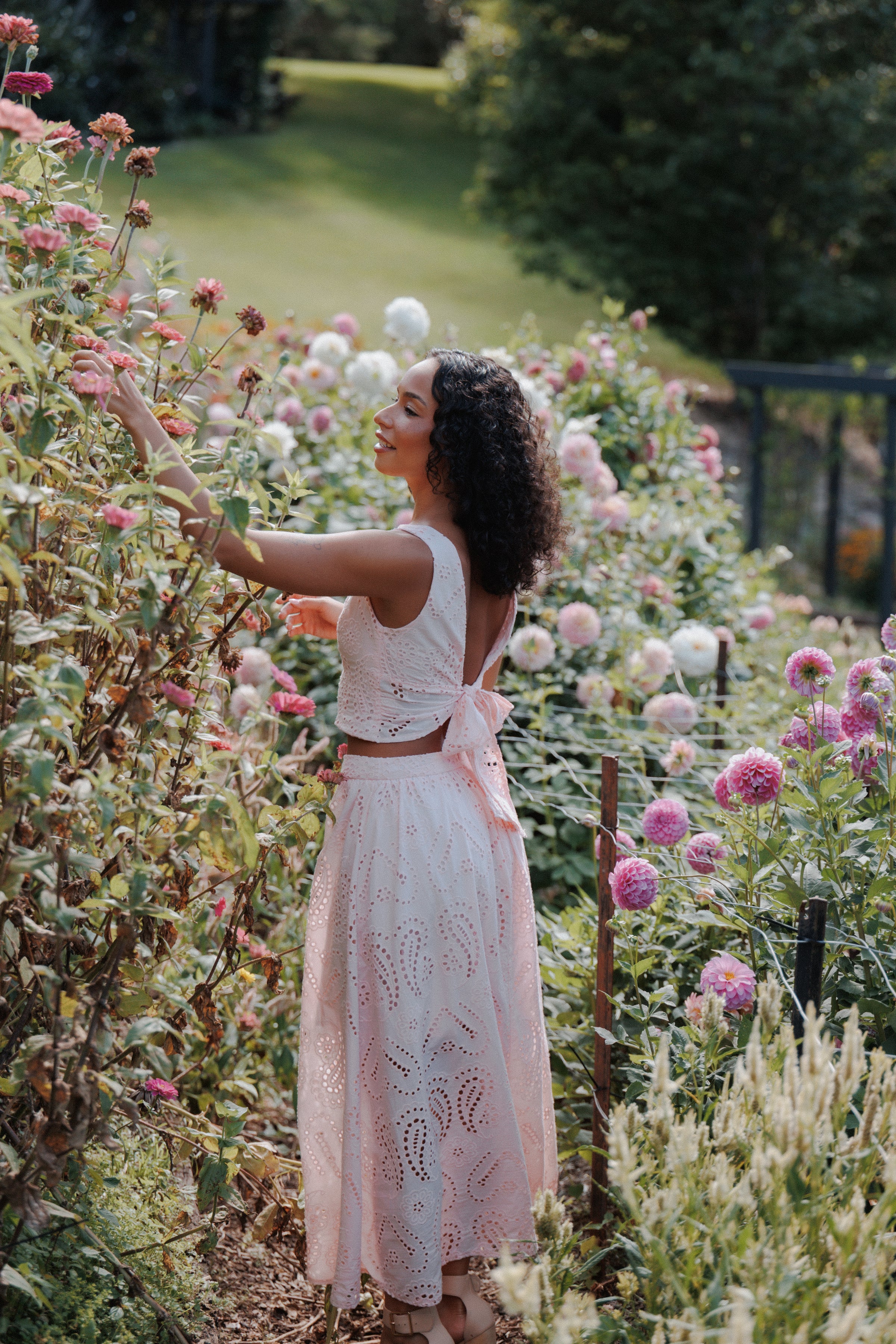 SETS Isabelle Maxi Skirt Set - Pink