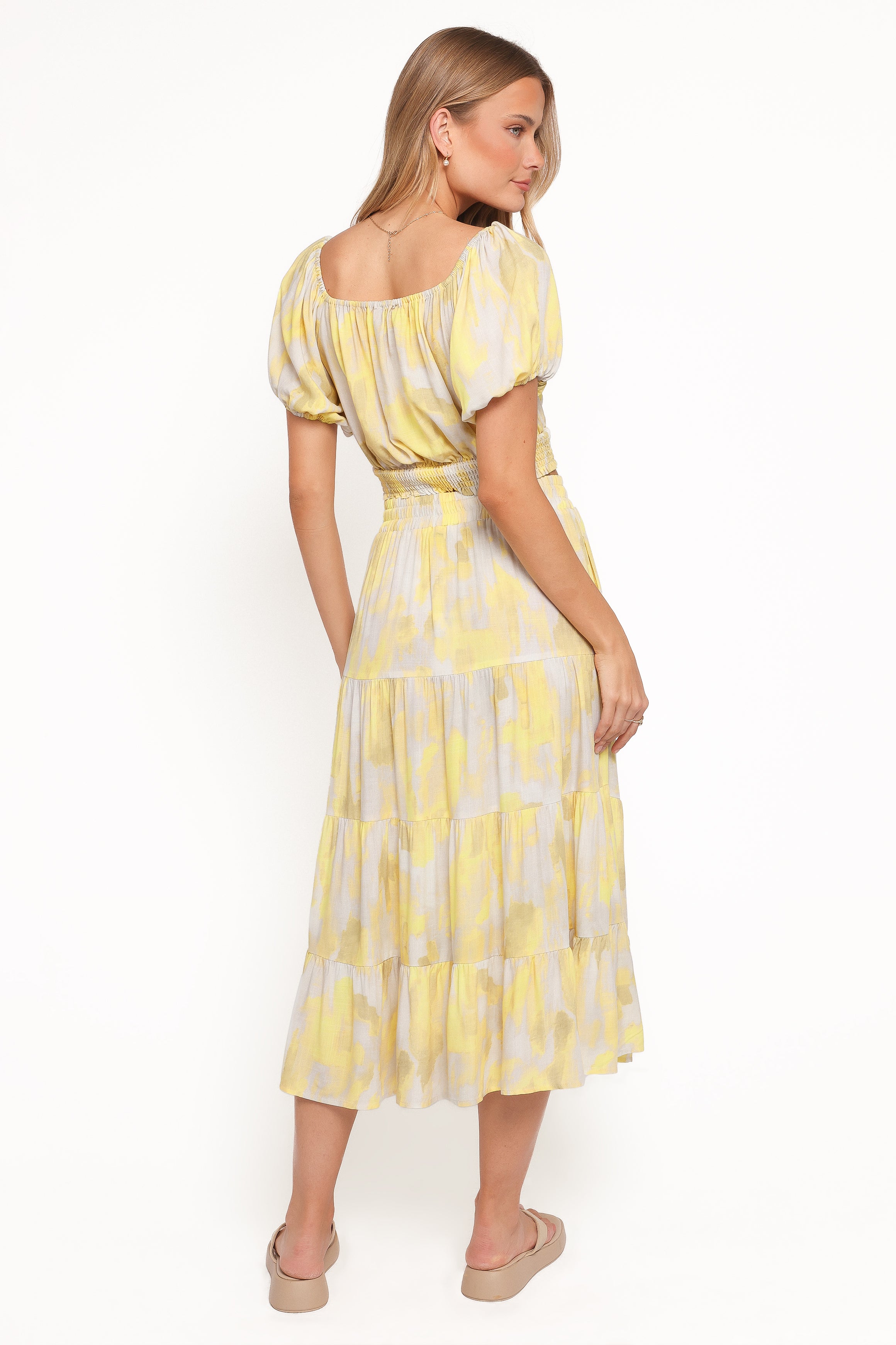 SETS Jess Midi Skirt Set - Yellow