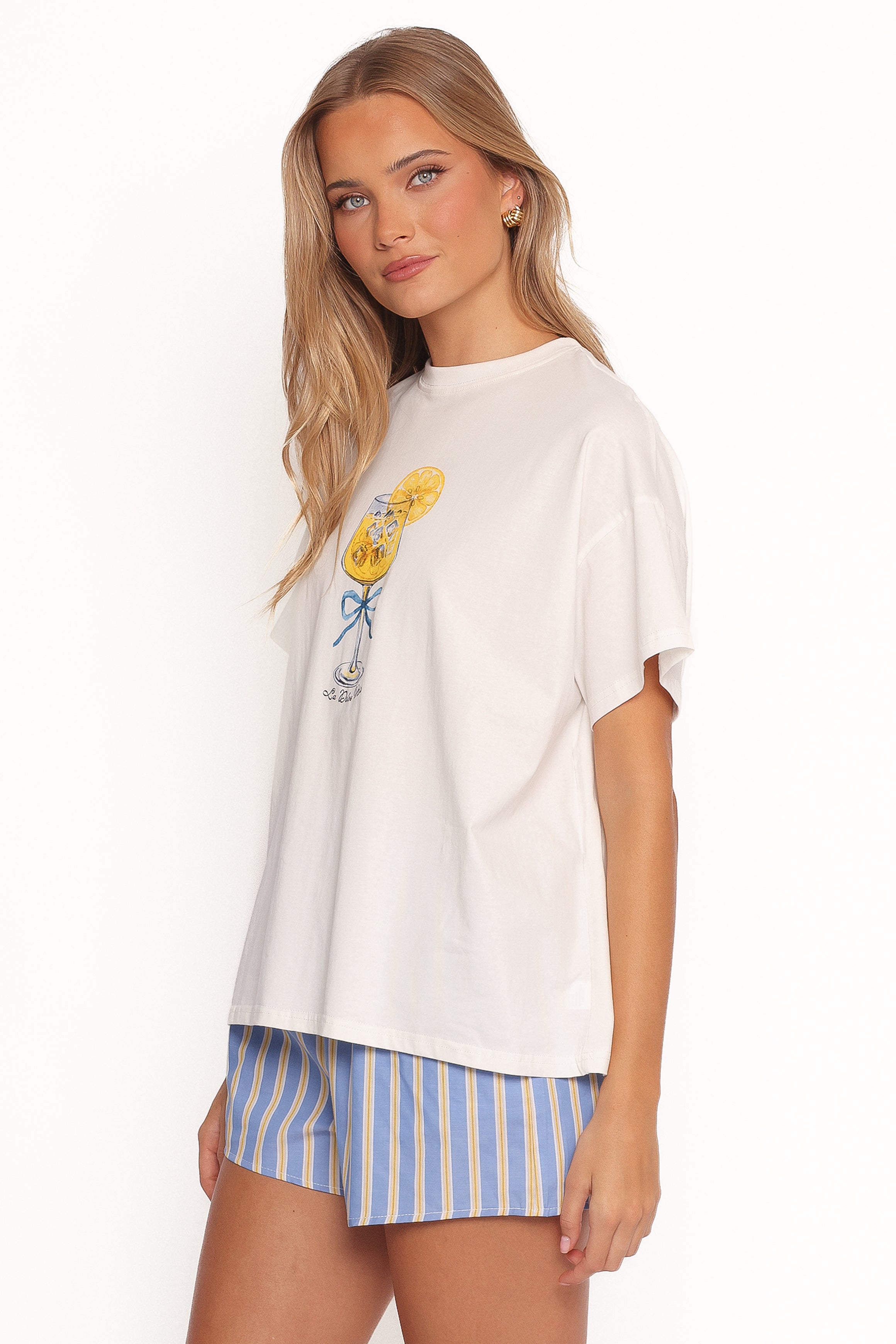 SETS La Dolce Vita Short Set - White Blue