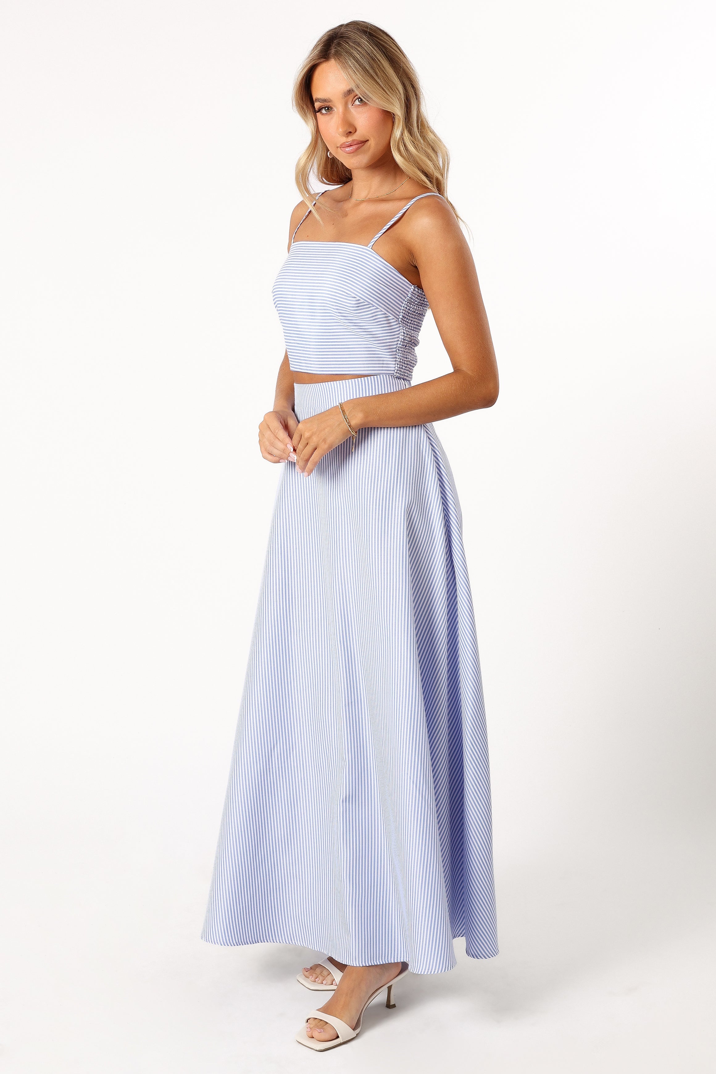 SETS @Lala Two Piece Set - Blue Stripe