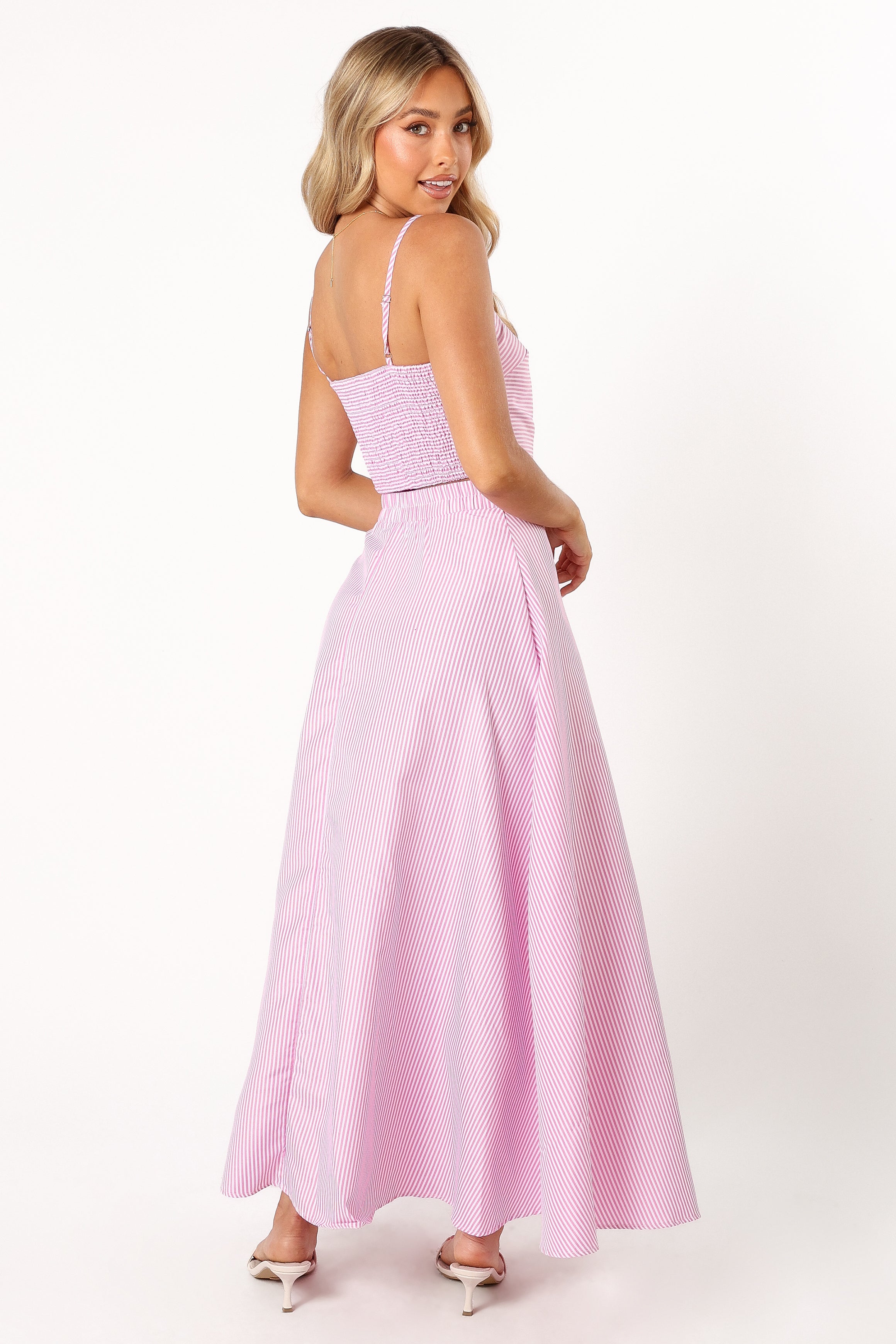 SETS @Lala Two Piece Set - Pink Stripe