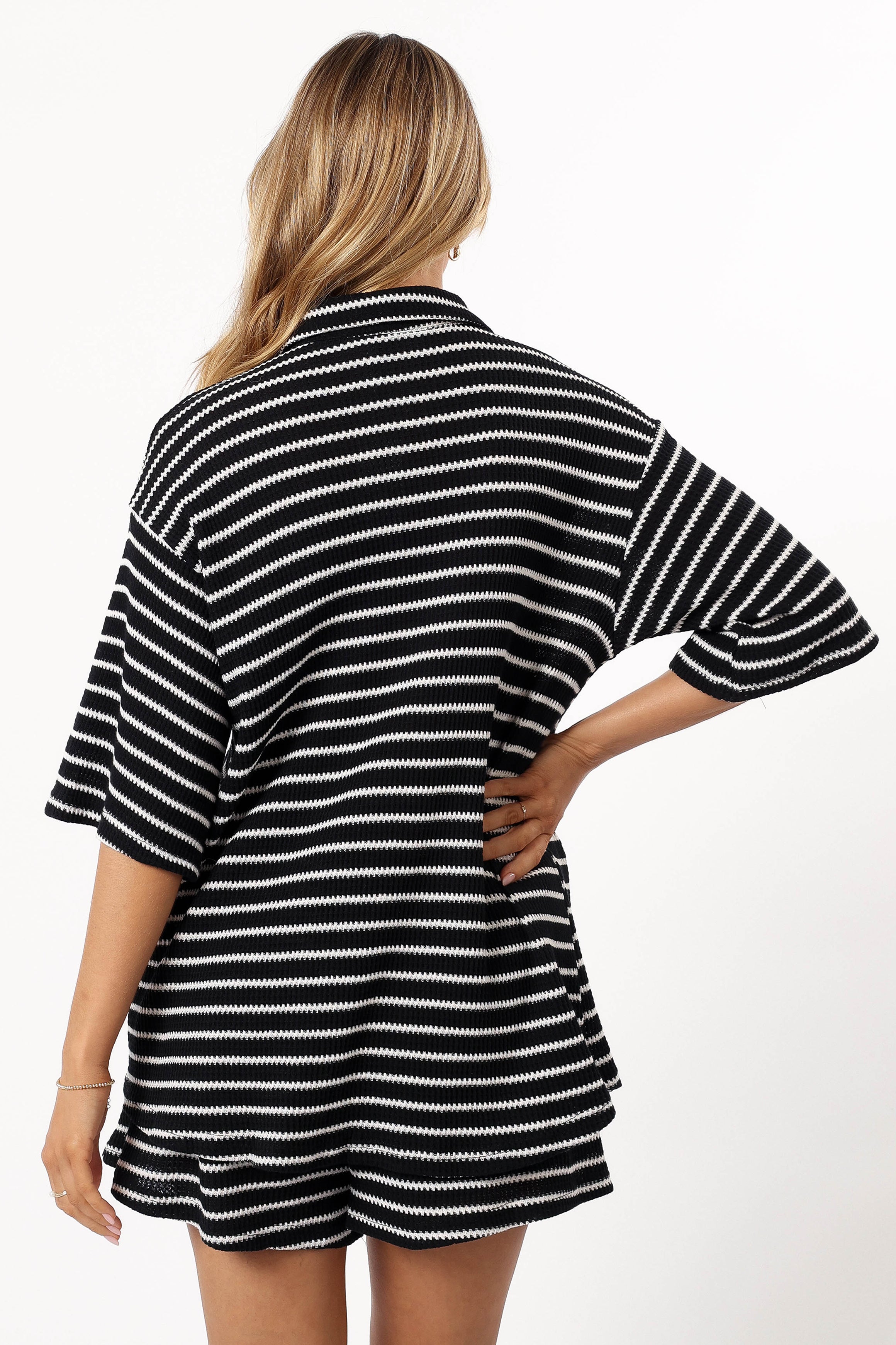 SETS @Linnea Short Set - Black White (Hold for Euro Summer)