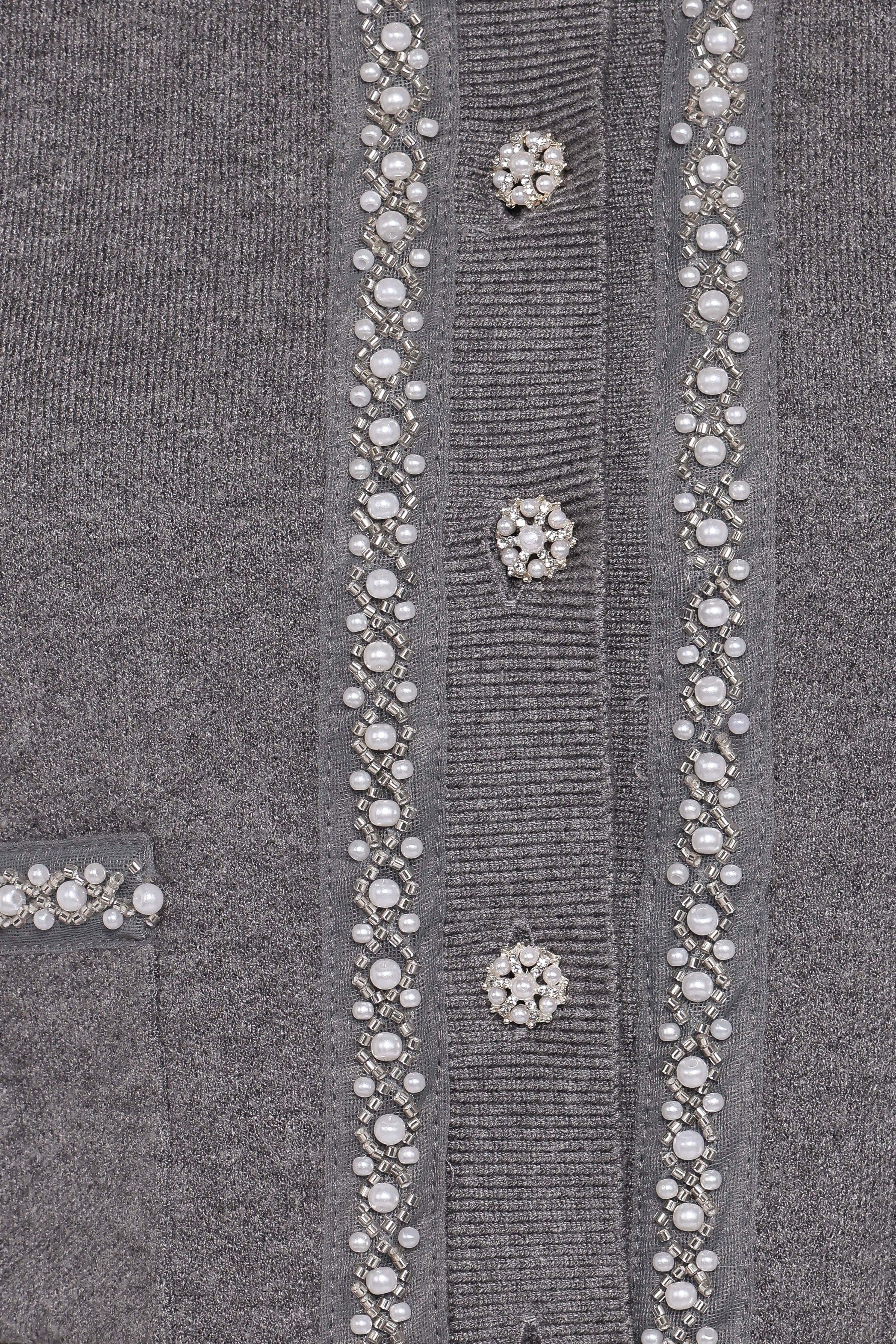 SETS Lumi Pleated Skirt Sweater Set - Grey