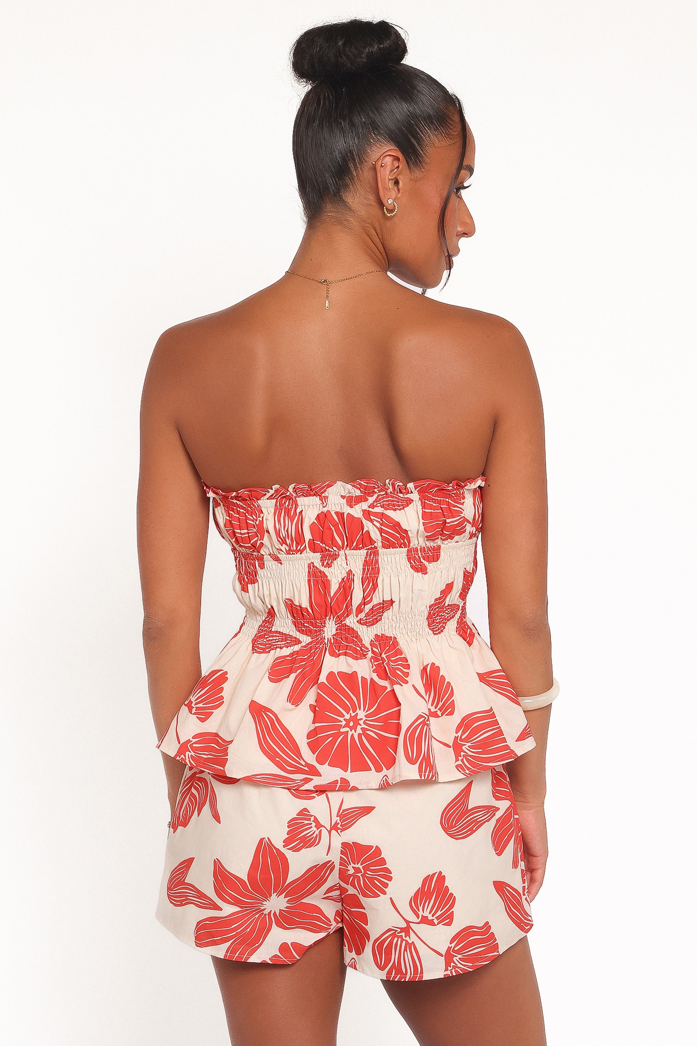 SETS Luna Short Set - Red Floral