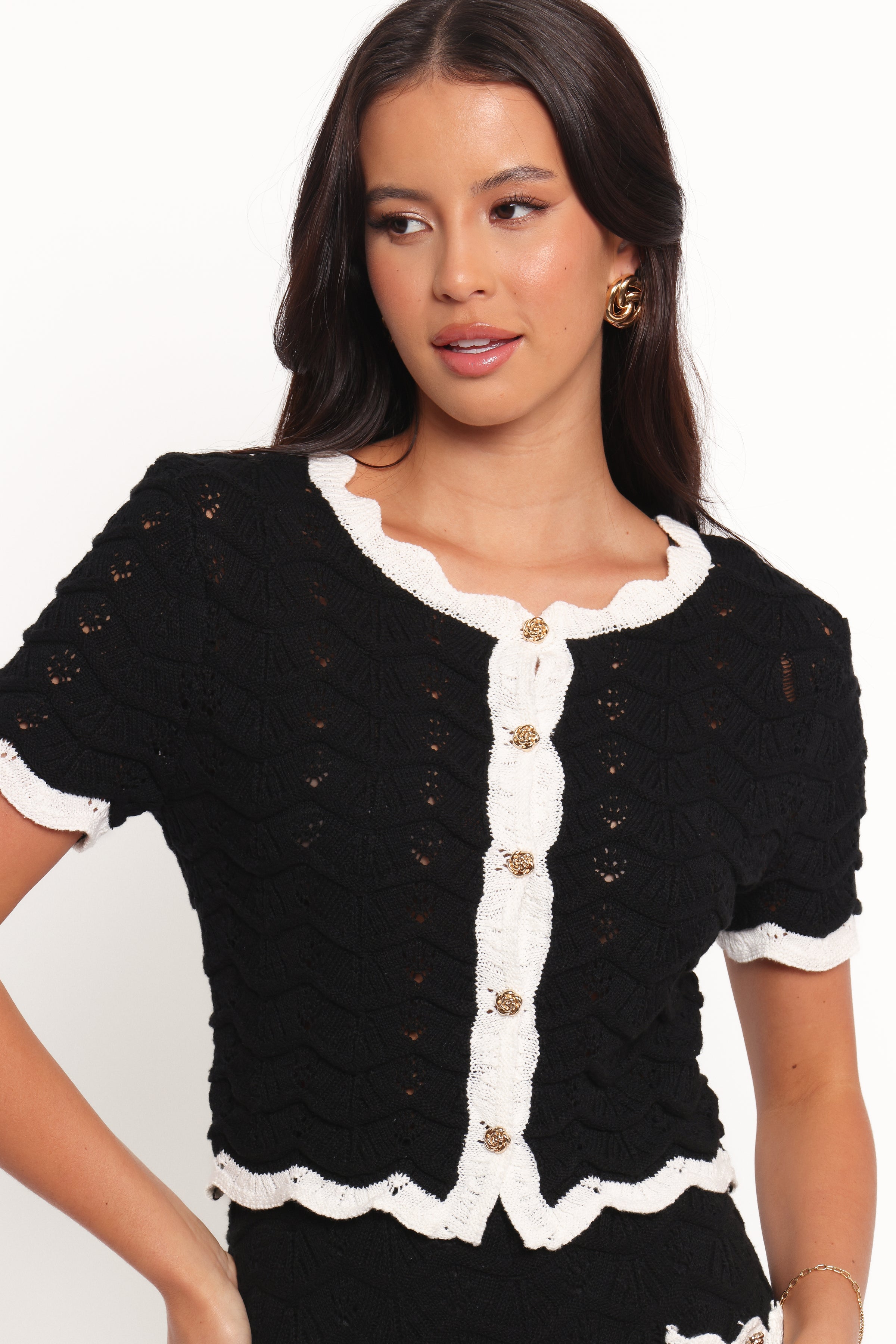 SETS Madalyn Knit Skirt Set - Black