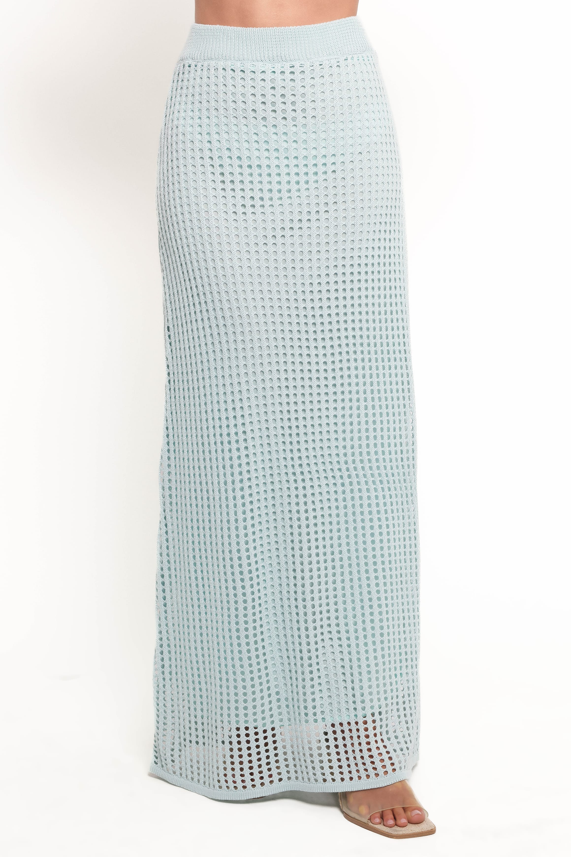 SETS Meriah Knit Skirt Set - Light Blue