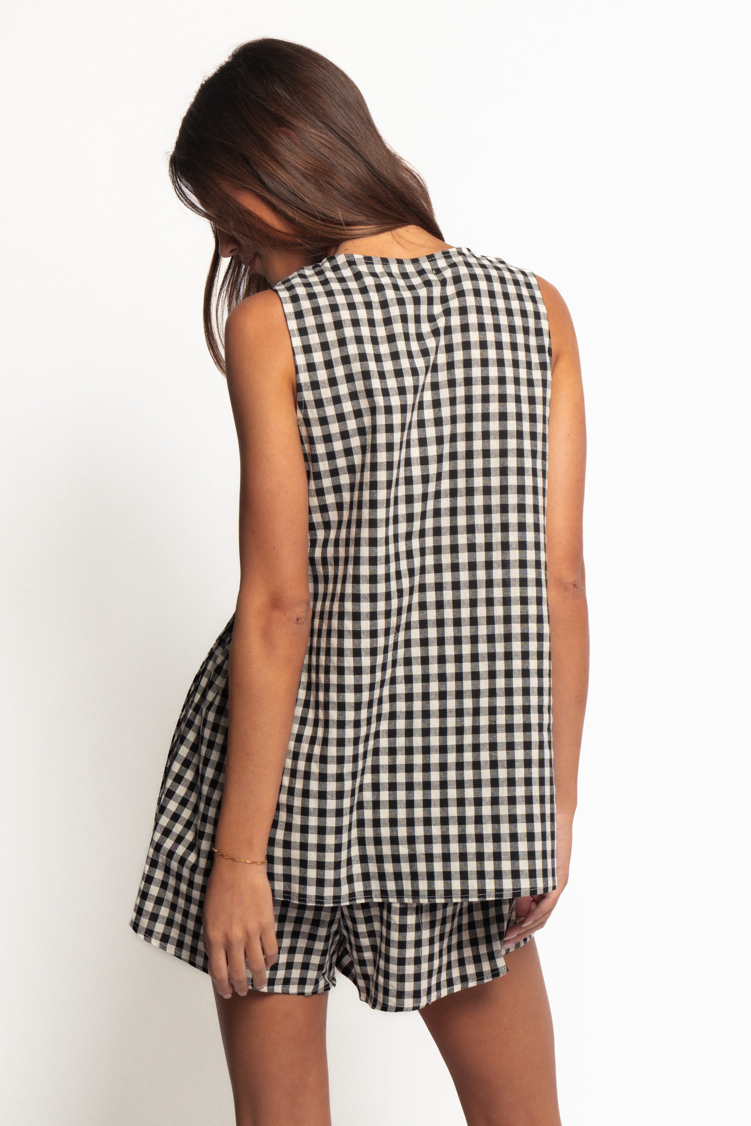 SETS Miller Short Set - Black Gingham