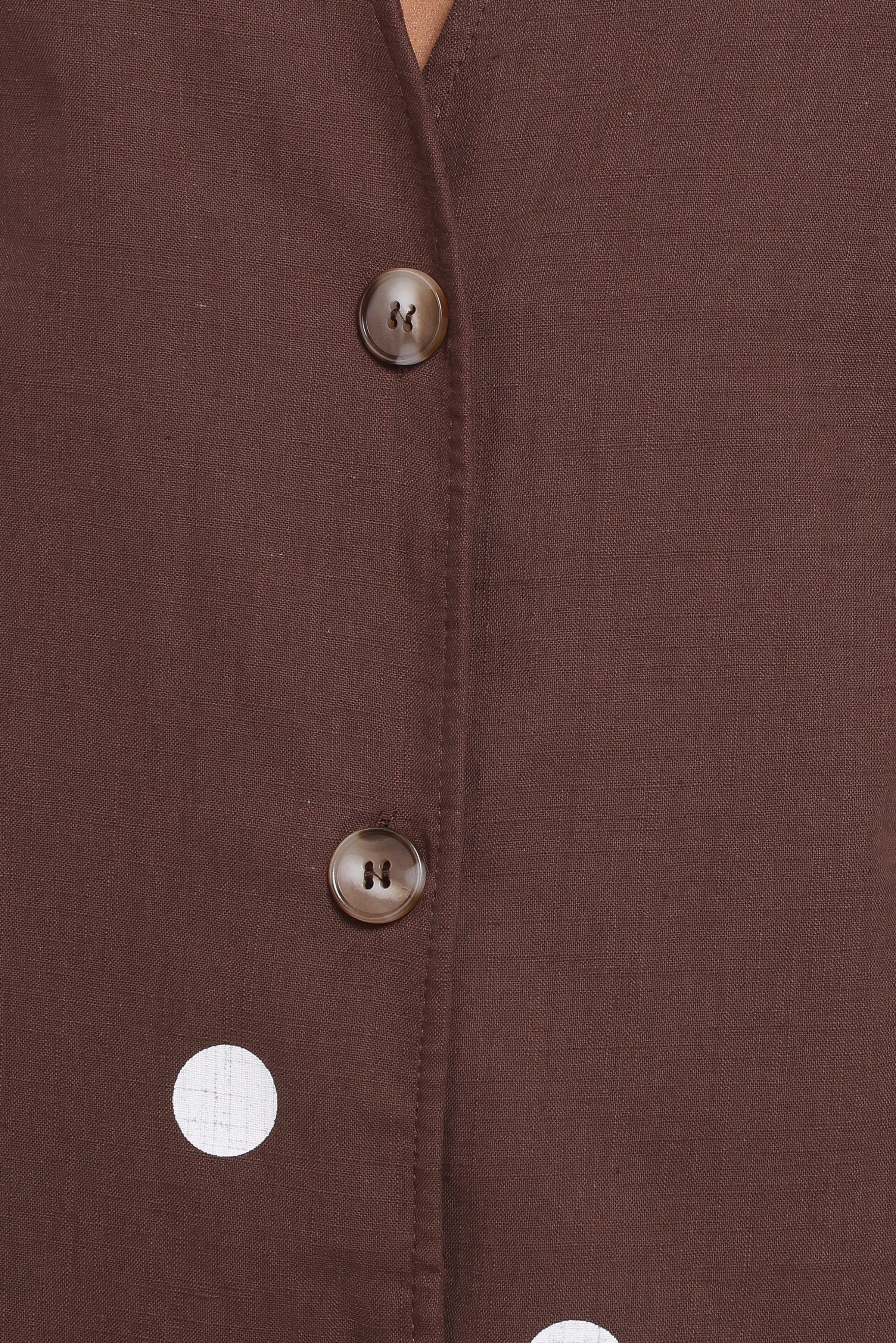 SETS Miller Short Set - Brown Polka Dot