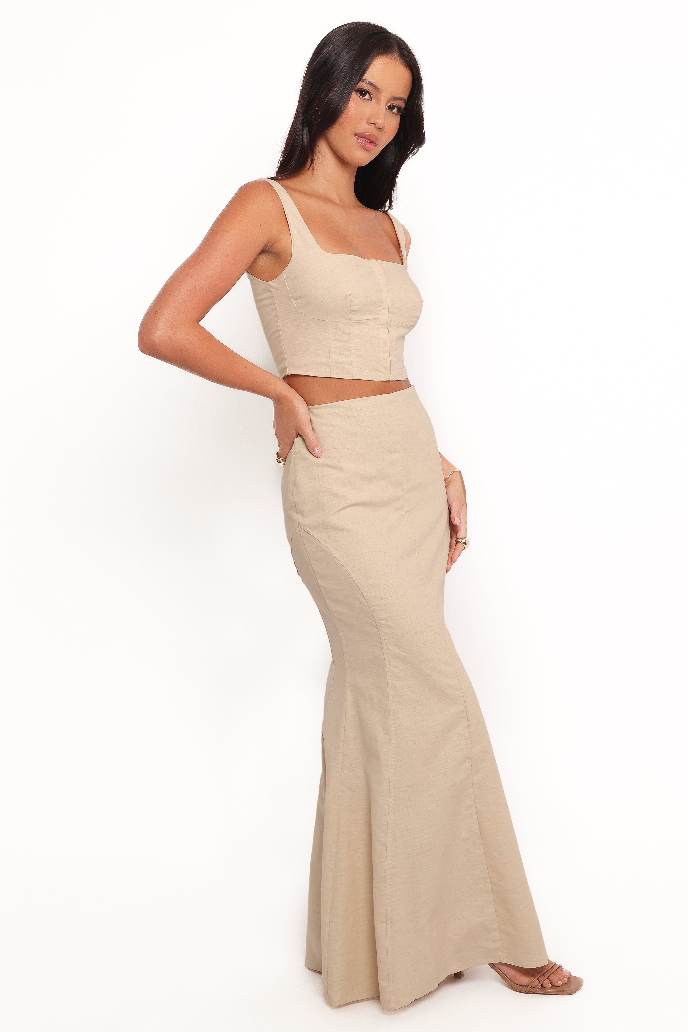 SETS Neev Skirt Set - Beige