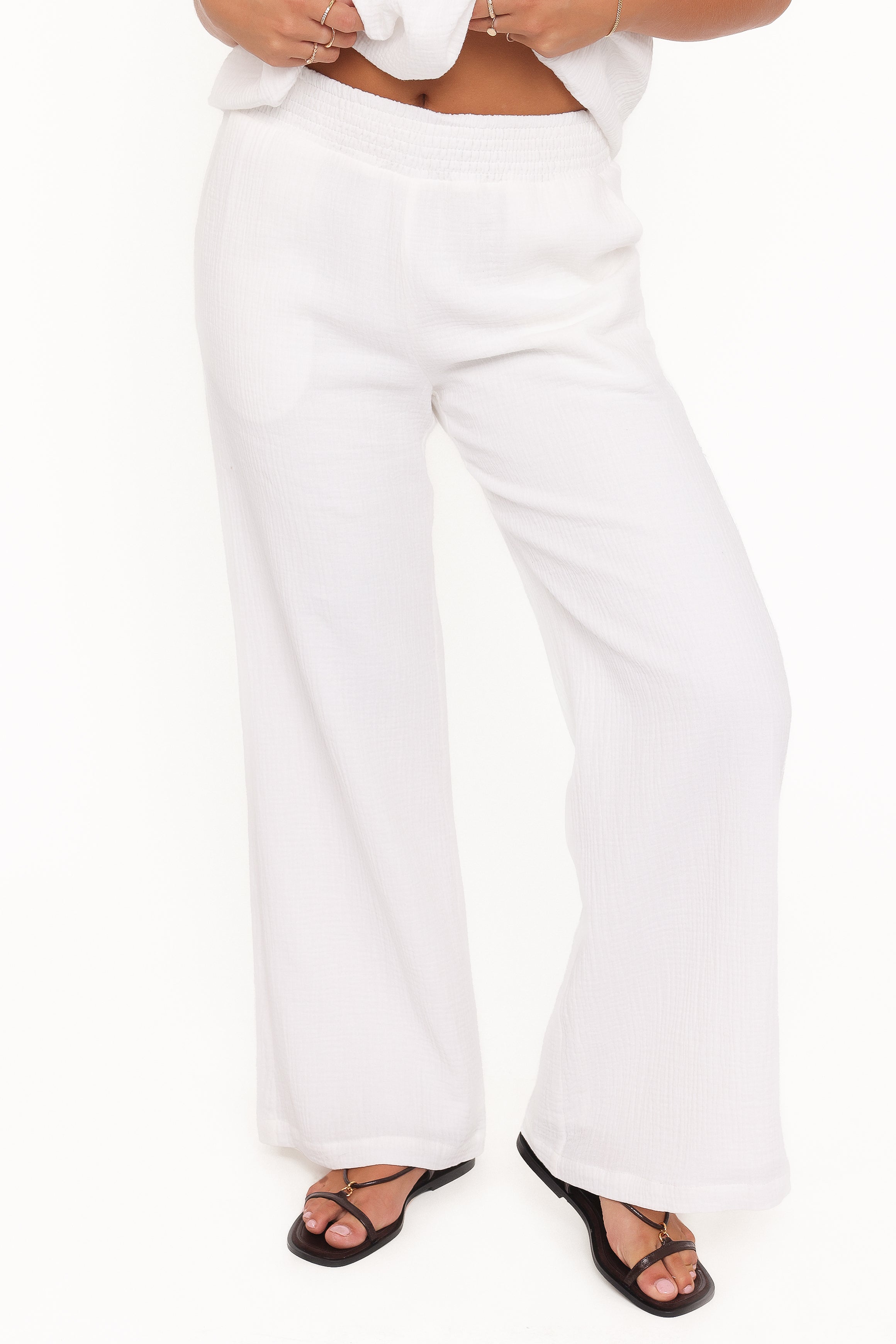 SETS Olivia Pant Set - White