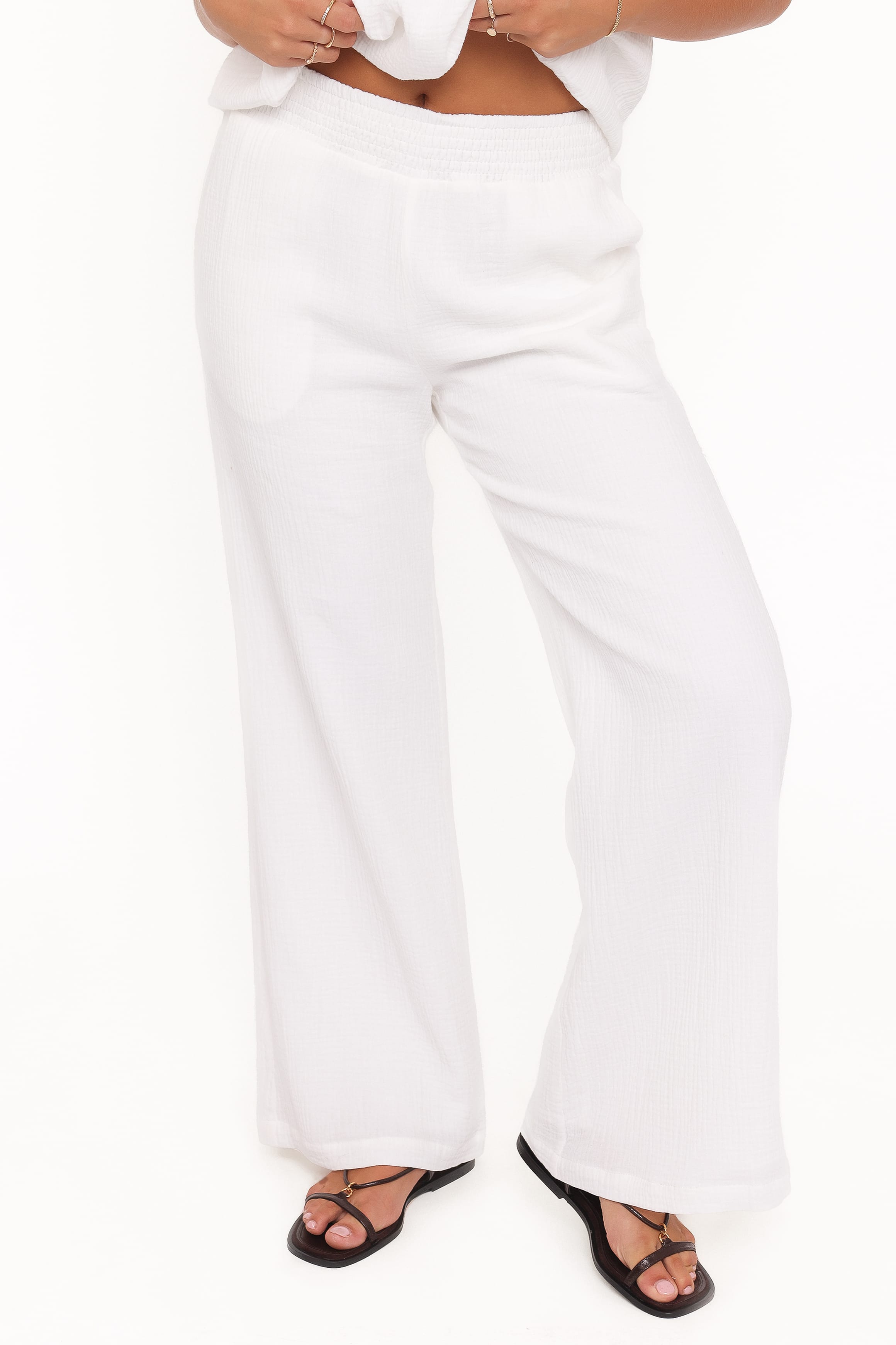 SETS Olivia Pant Set - White