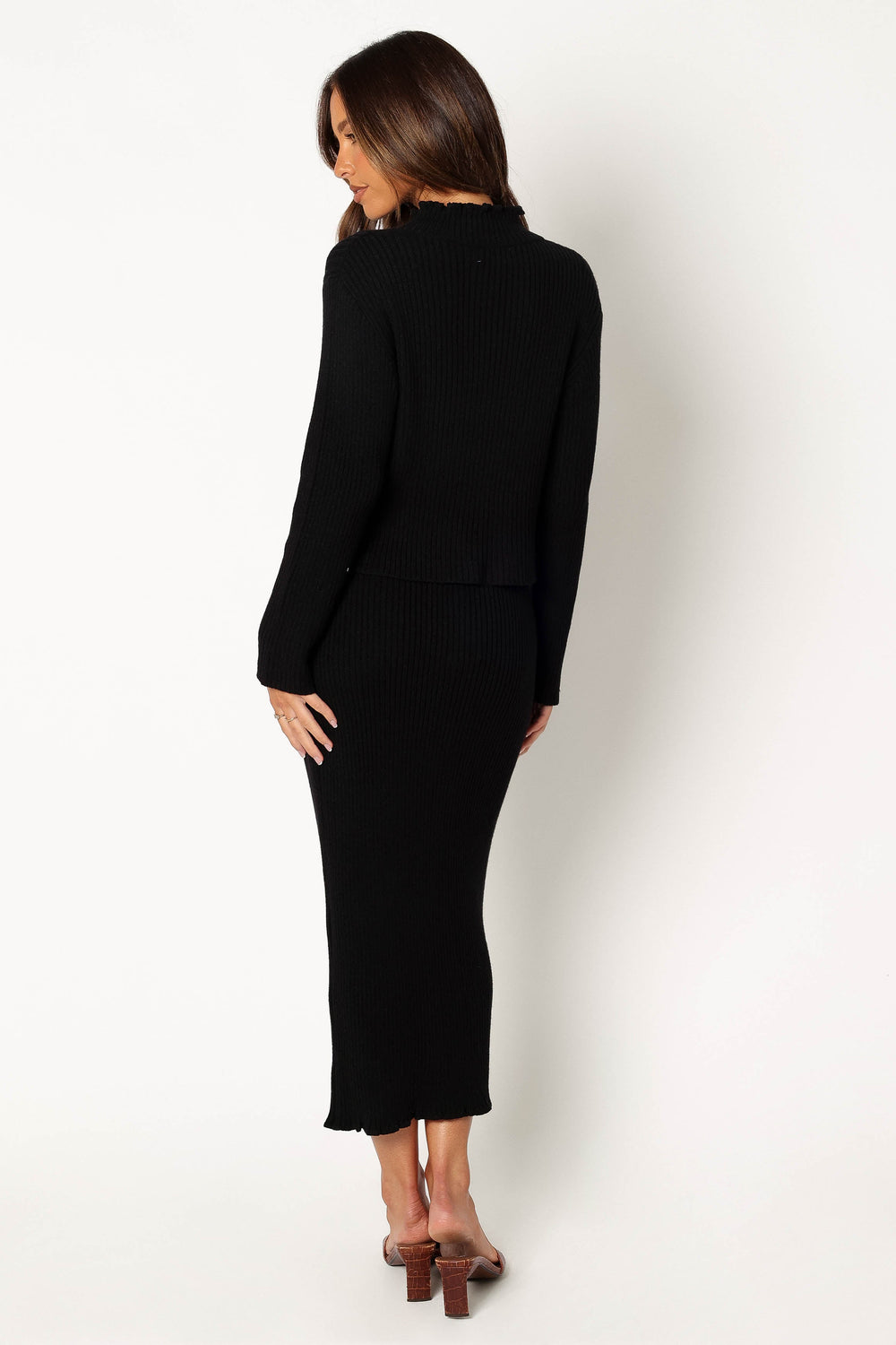 Collective Dress - Payton Knitted Set - Black image 5