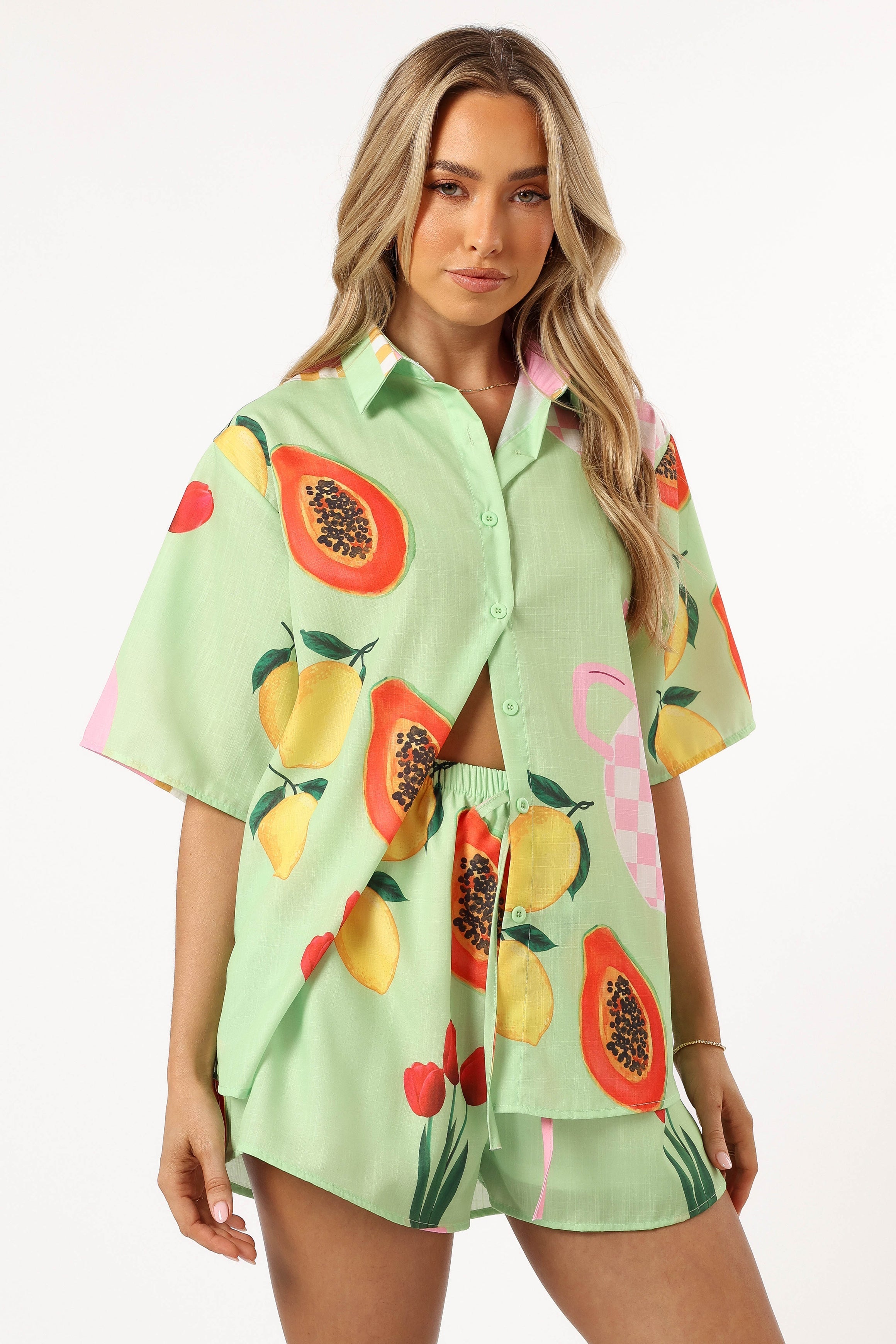 SETS @Piccolo Short Set - Green Papaya