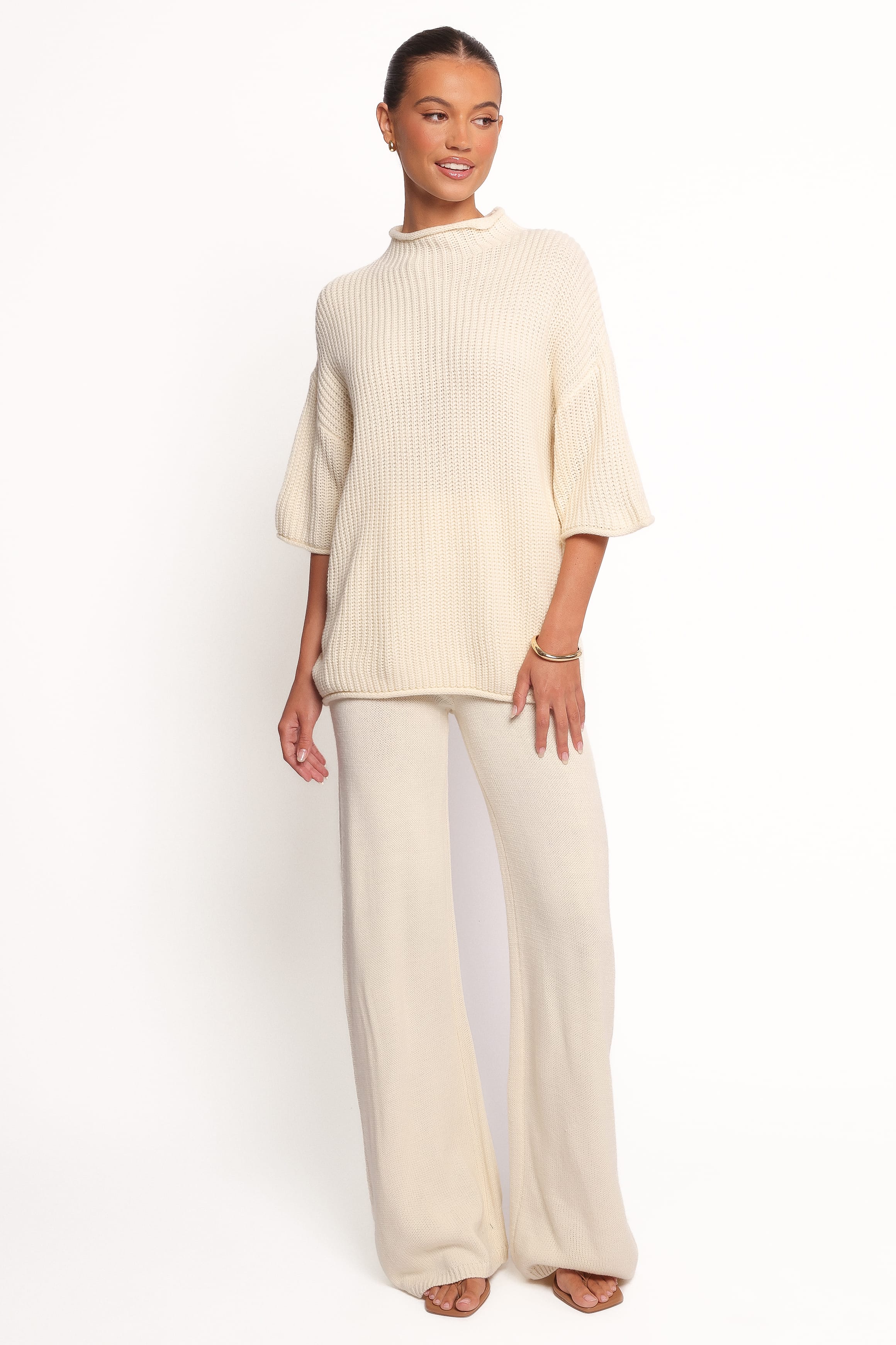 SETS Remii Knit Pant Set - Ivory
