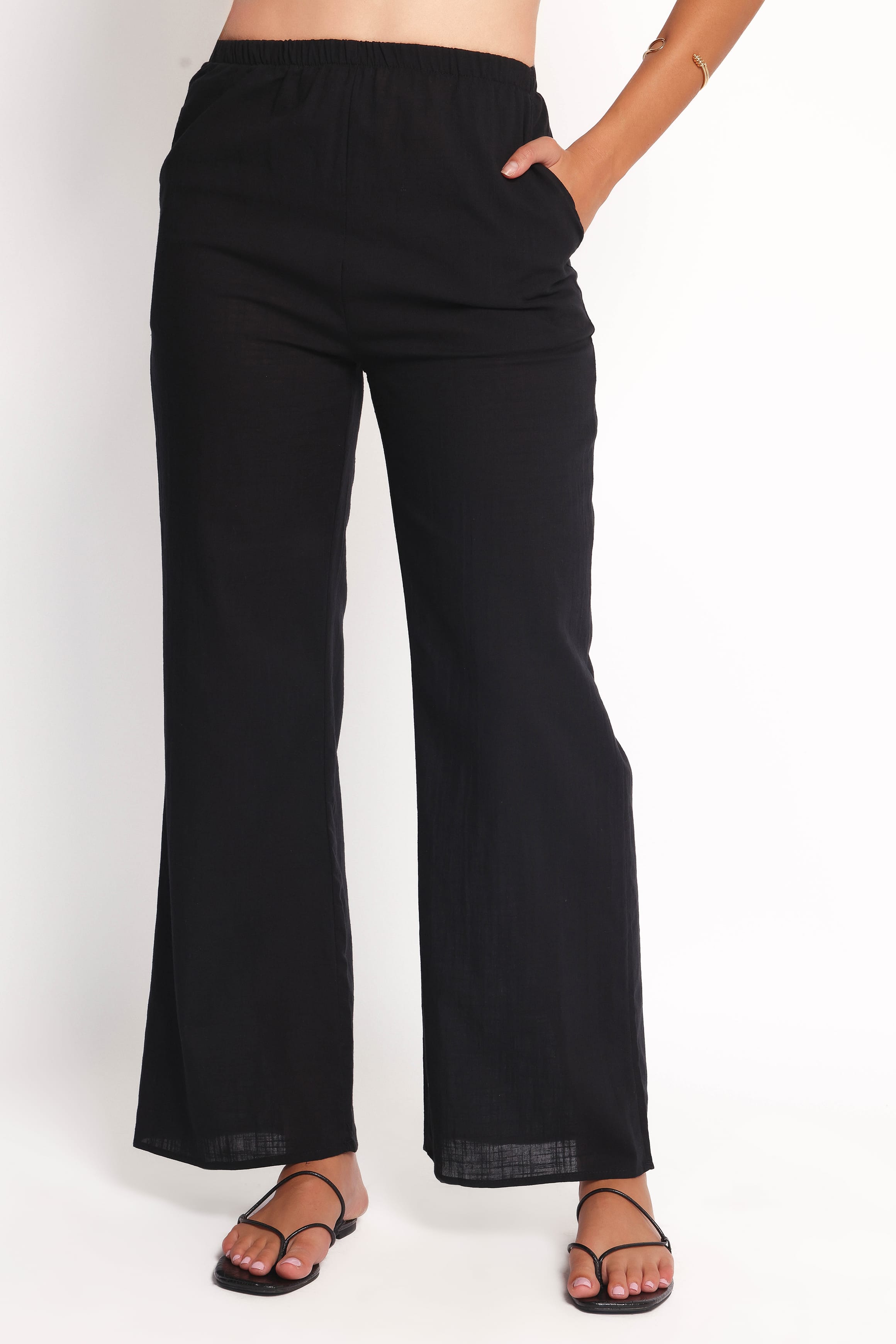 SETS Rhoades Off Shoulder Pant Set - Black