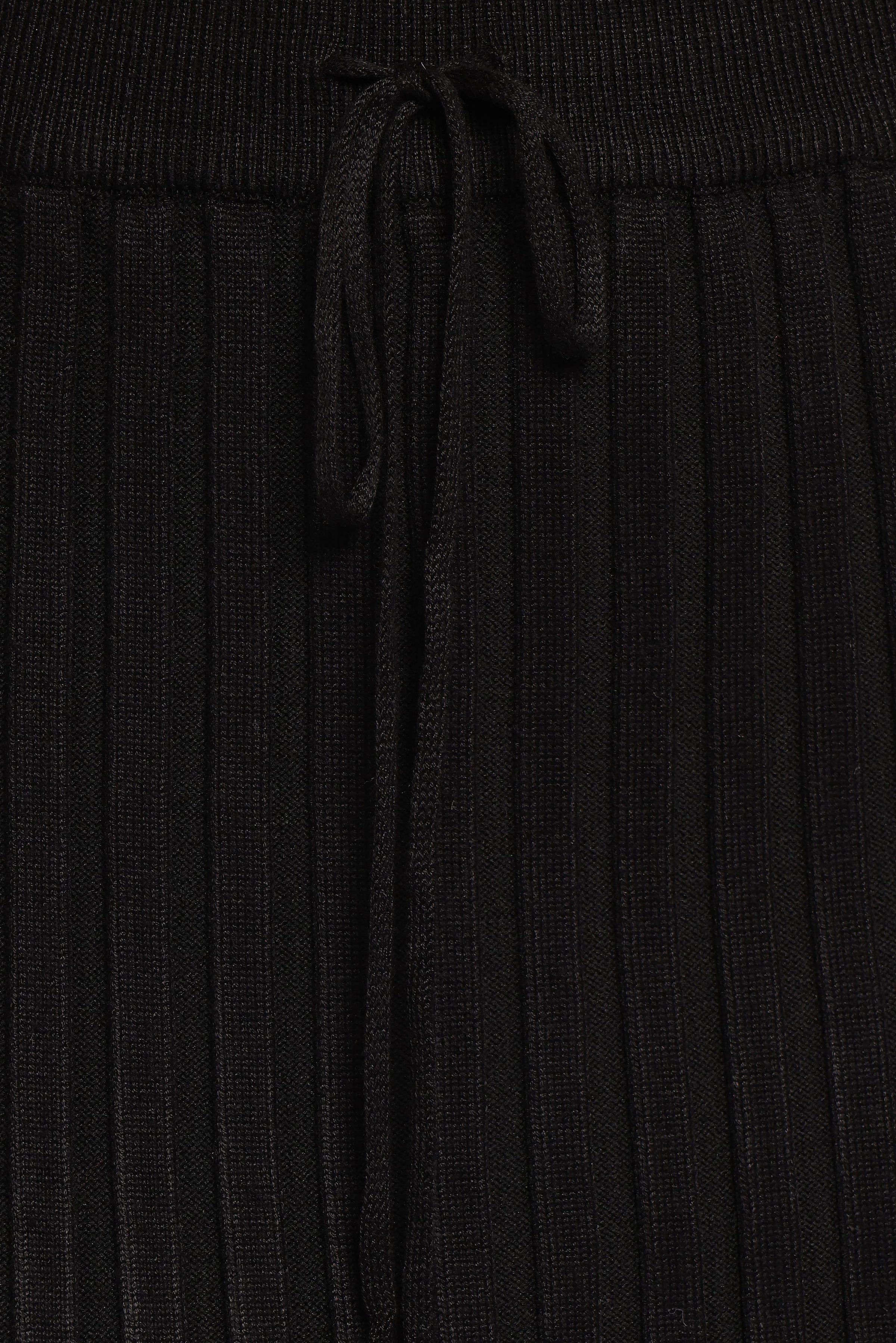 SETS Richelle Ribbed Knit Skirt Set - Black