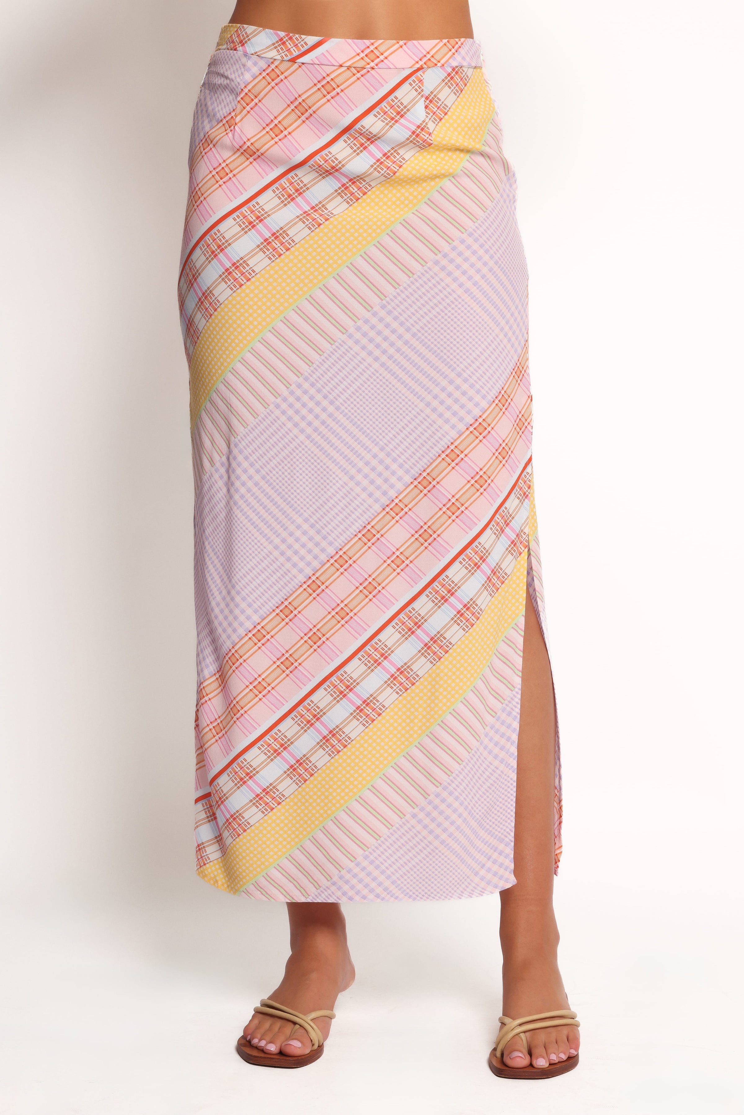 SETS Riven Skirt Set - Pink Plaid
