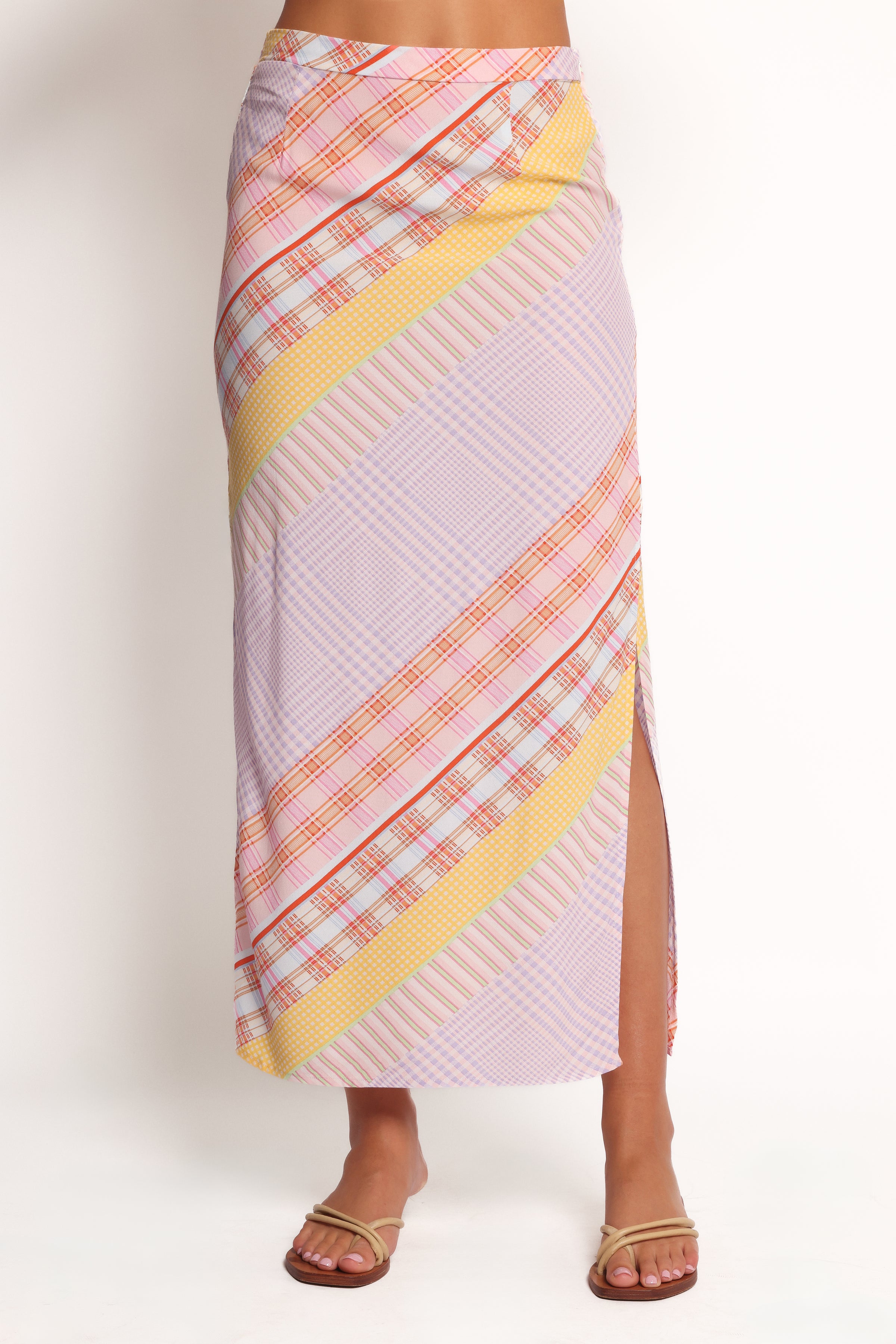 SETS Riven Skirt Set - Pink Plaid