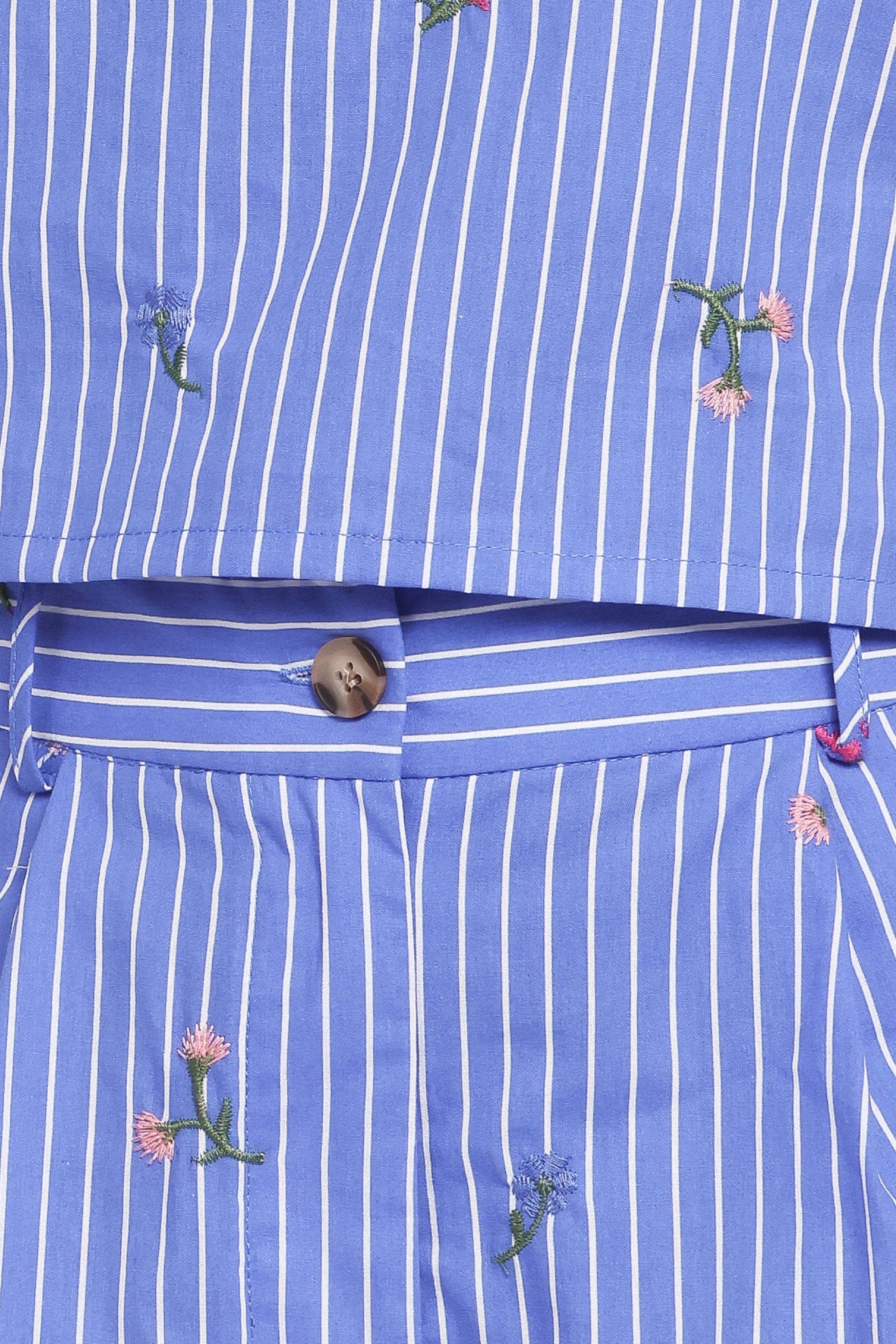 SETS Ryan Short Set - Blue Stripe