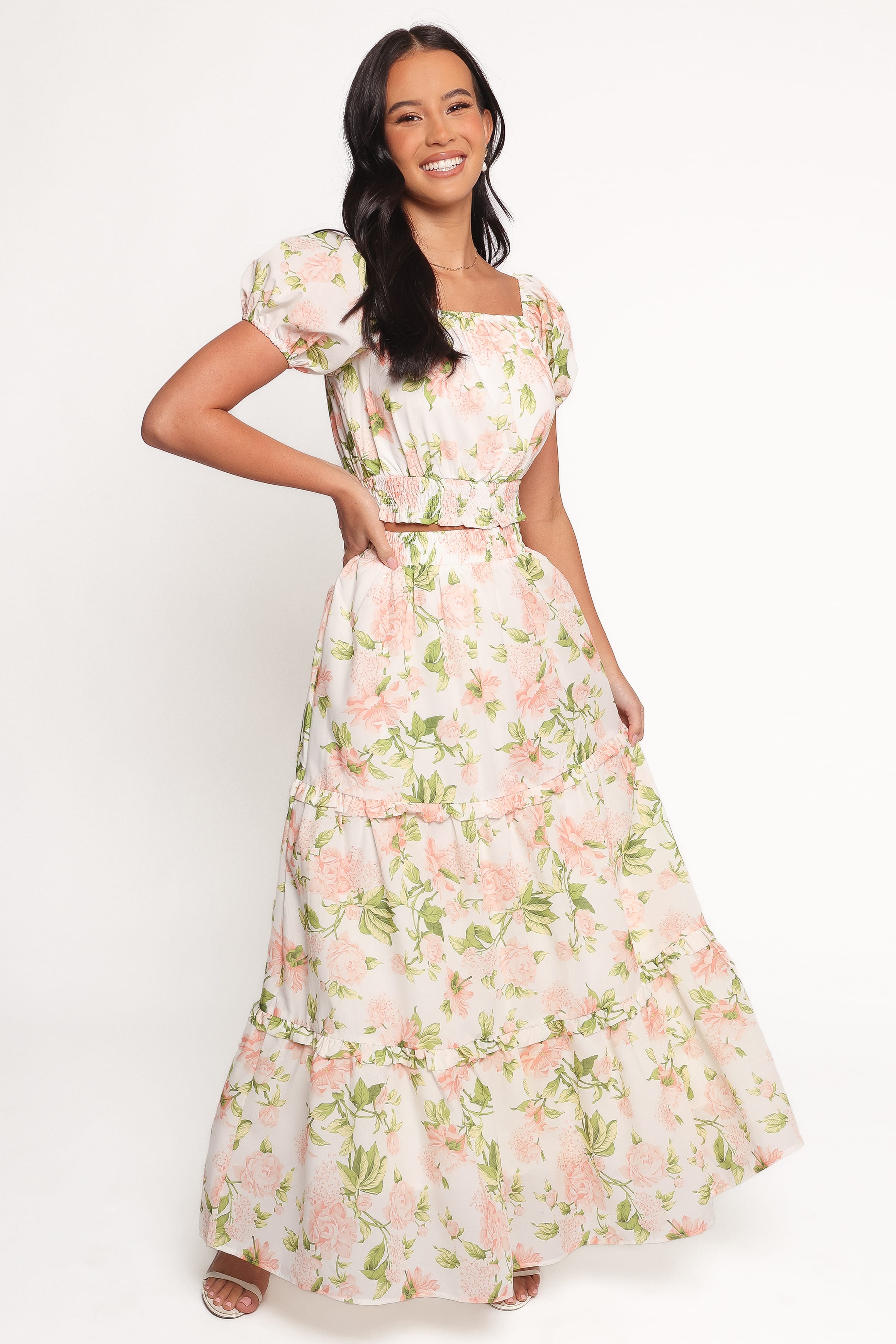 SETS Sabrie Off Shoulder Skirt Set - Floral