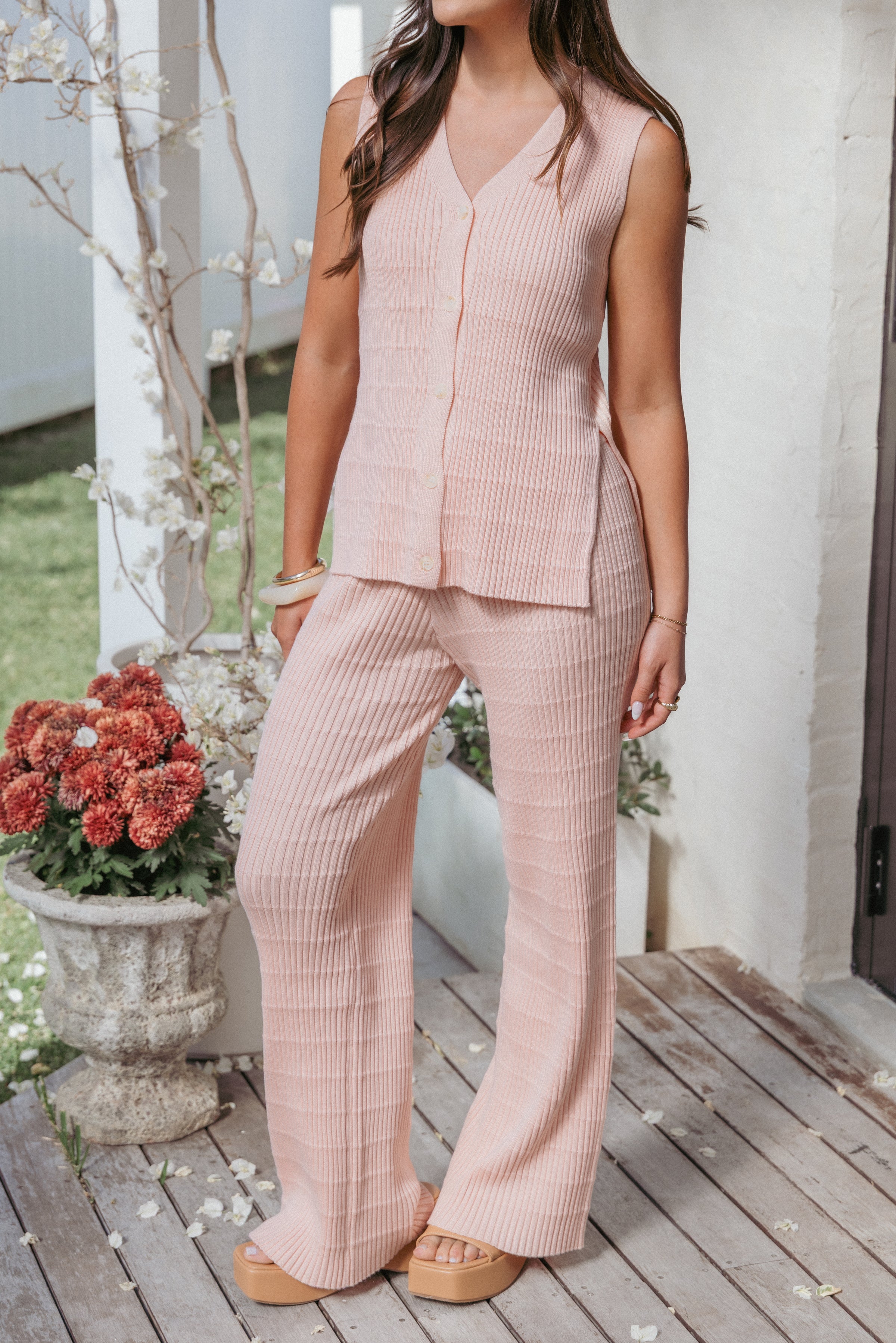 SETS Sailor Knitted Set - Blush