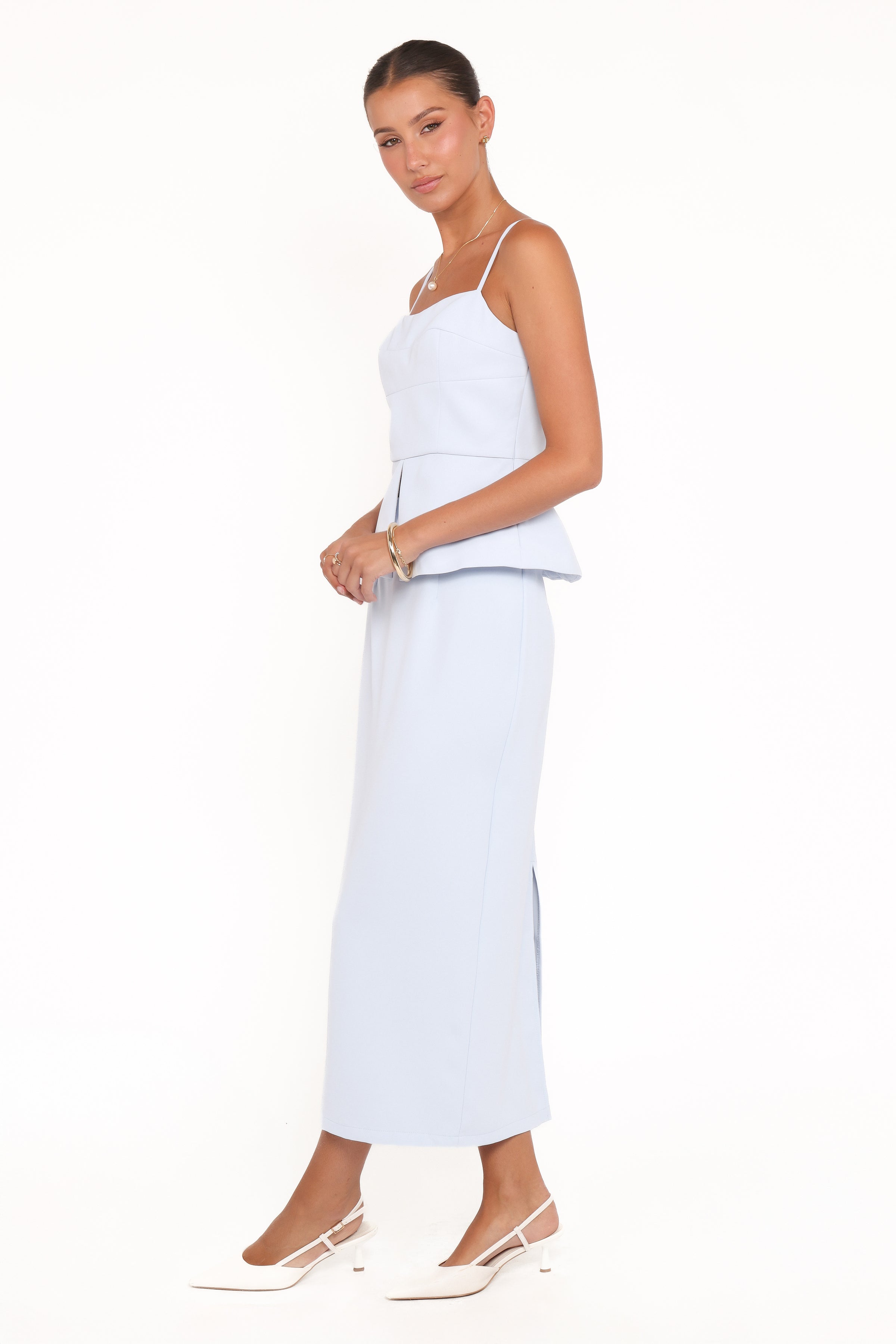 SETS Selma Skirt Set - Light Blue