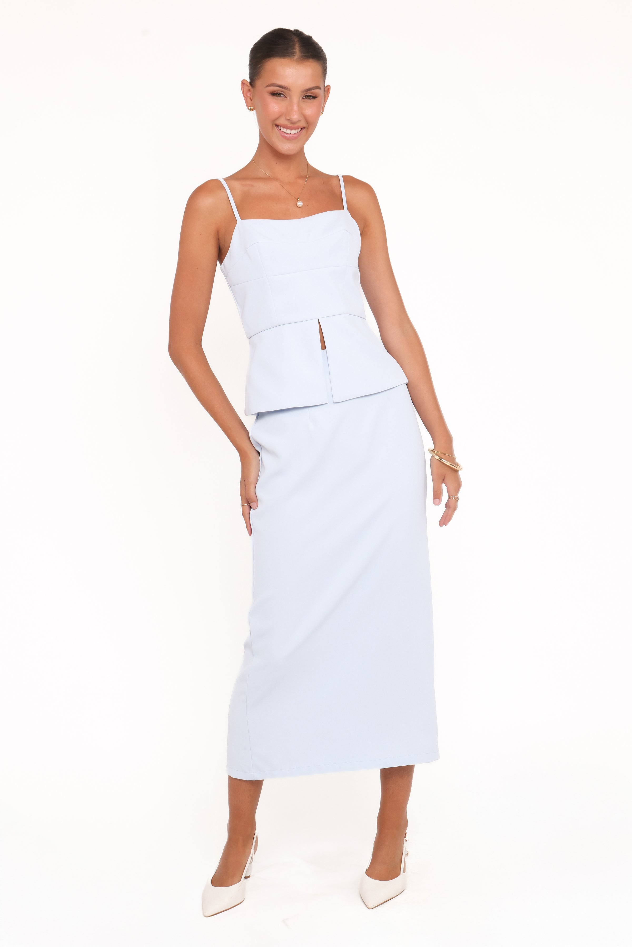 SETS Selma Skirt Set - Light Blue