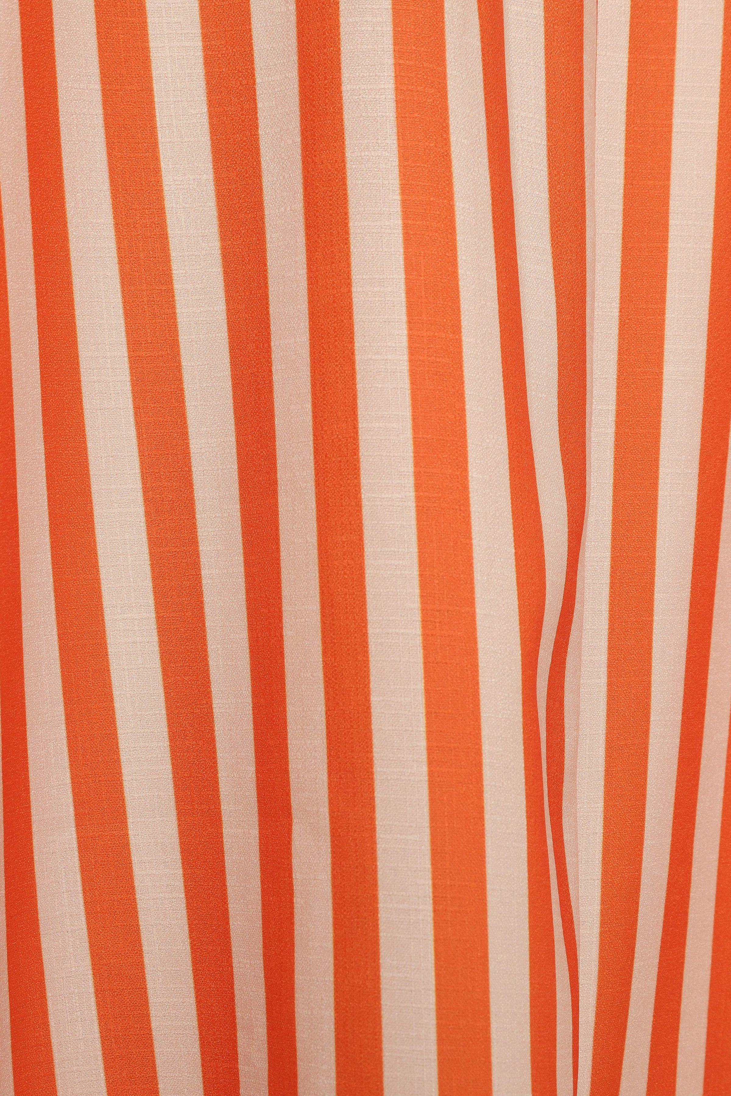 SETS Serafina Two Piece Set - Orange Beige Stripe