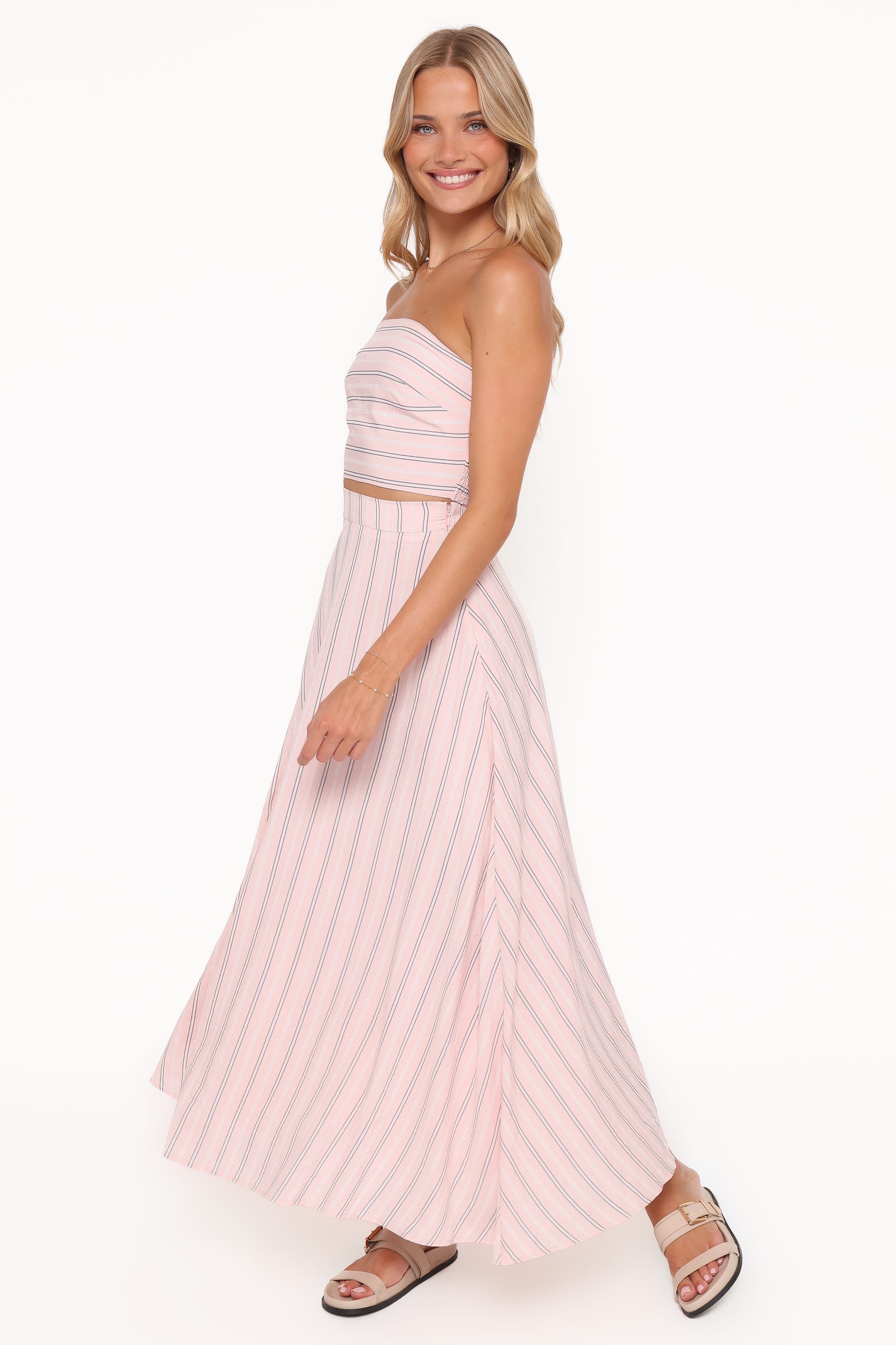 SETS Serafina Two Piece Set - Pink/Blue Stripe