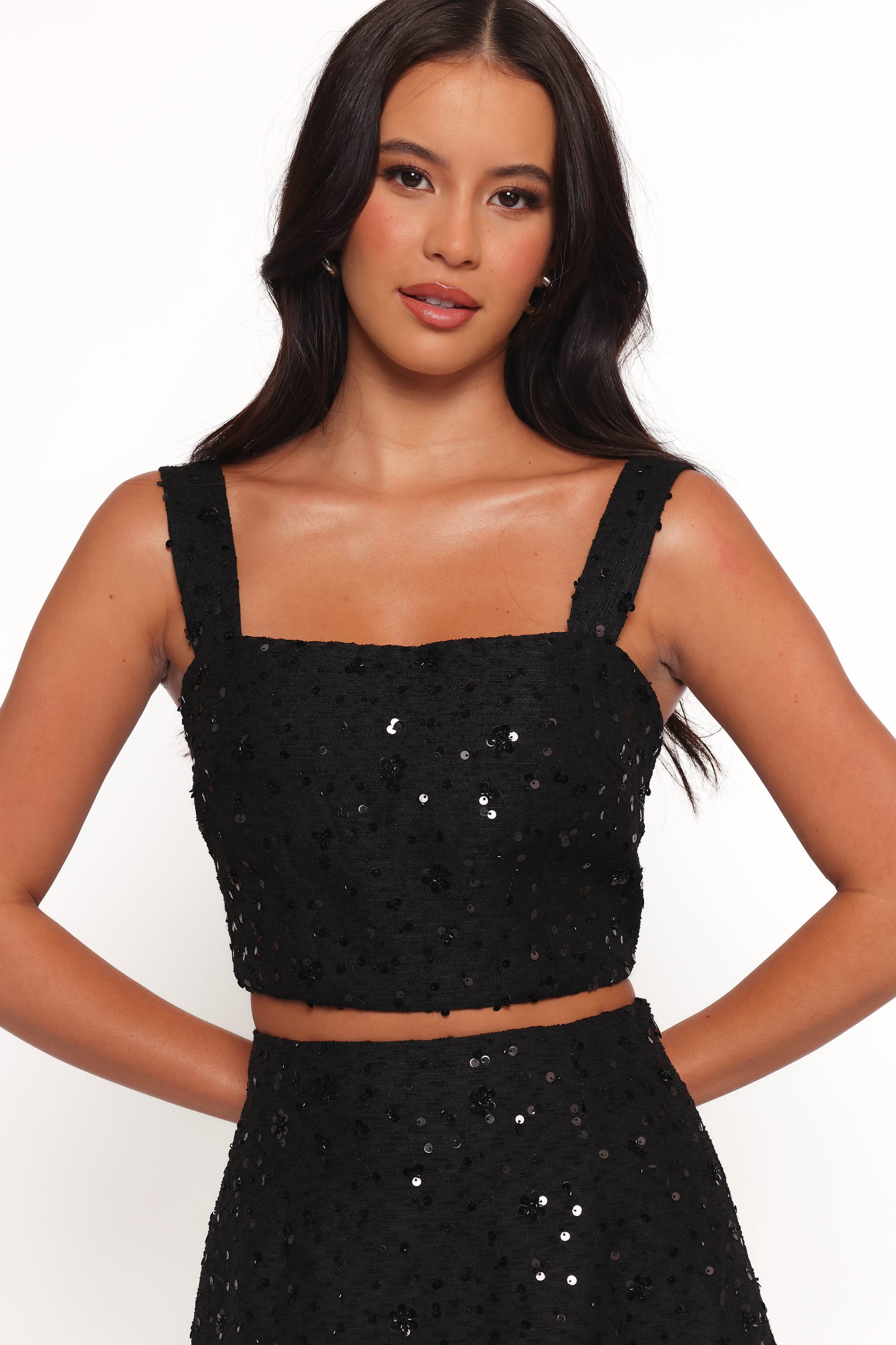 SETS Shavvy Mini Skirt Set - Black