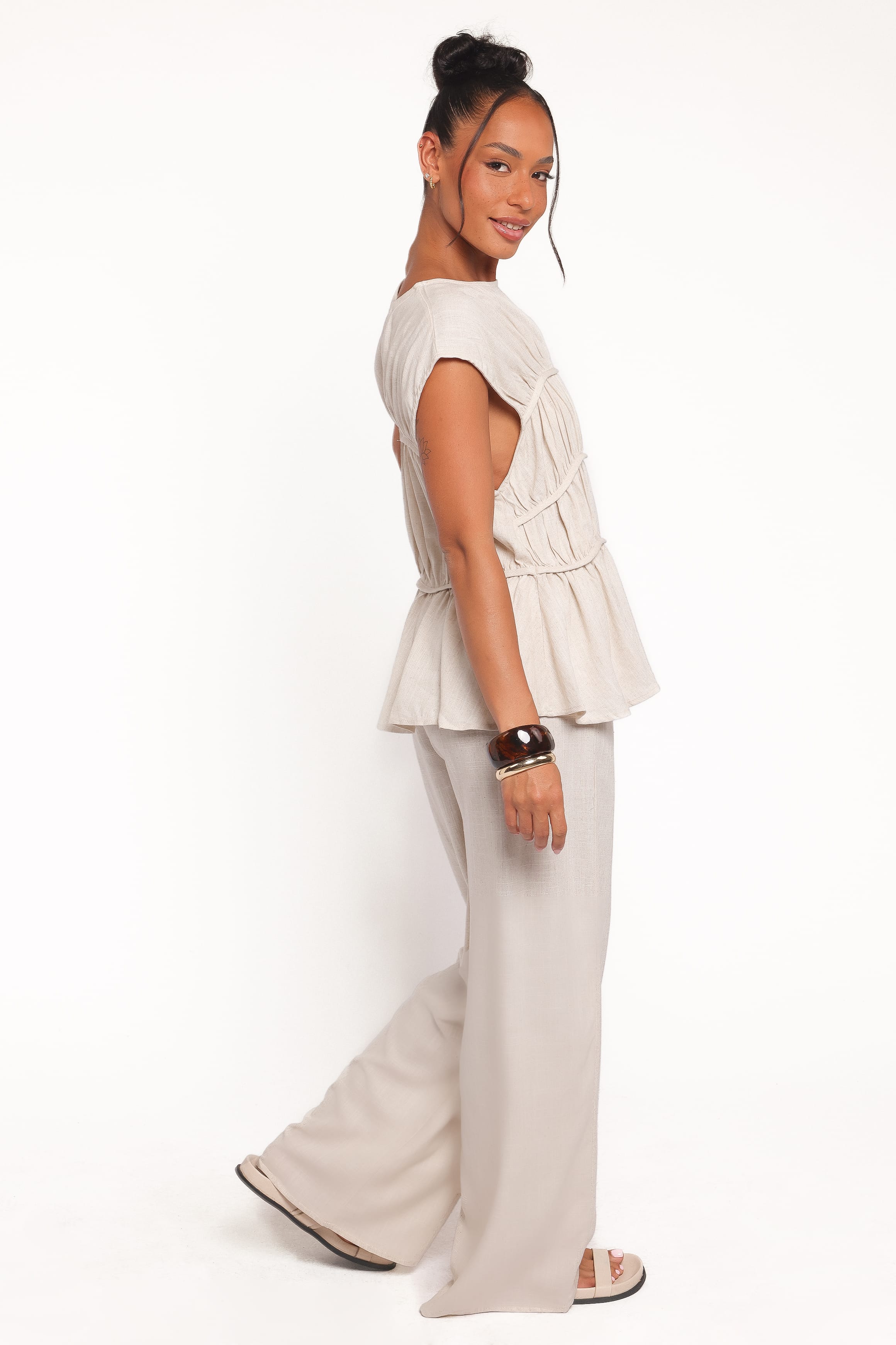 SETS Shyla Pant Set - Oatmeal