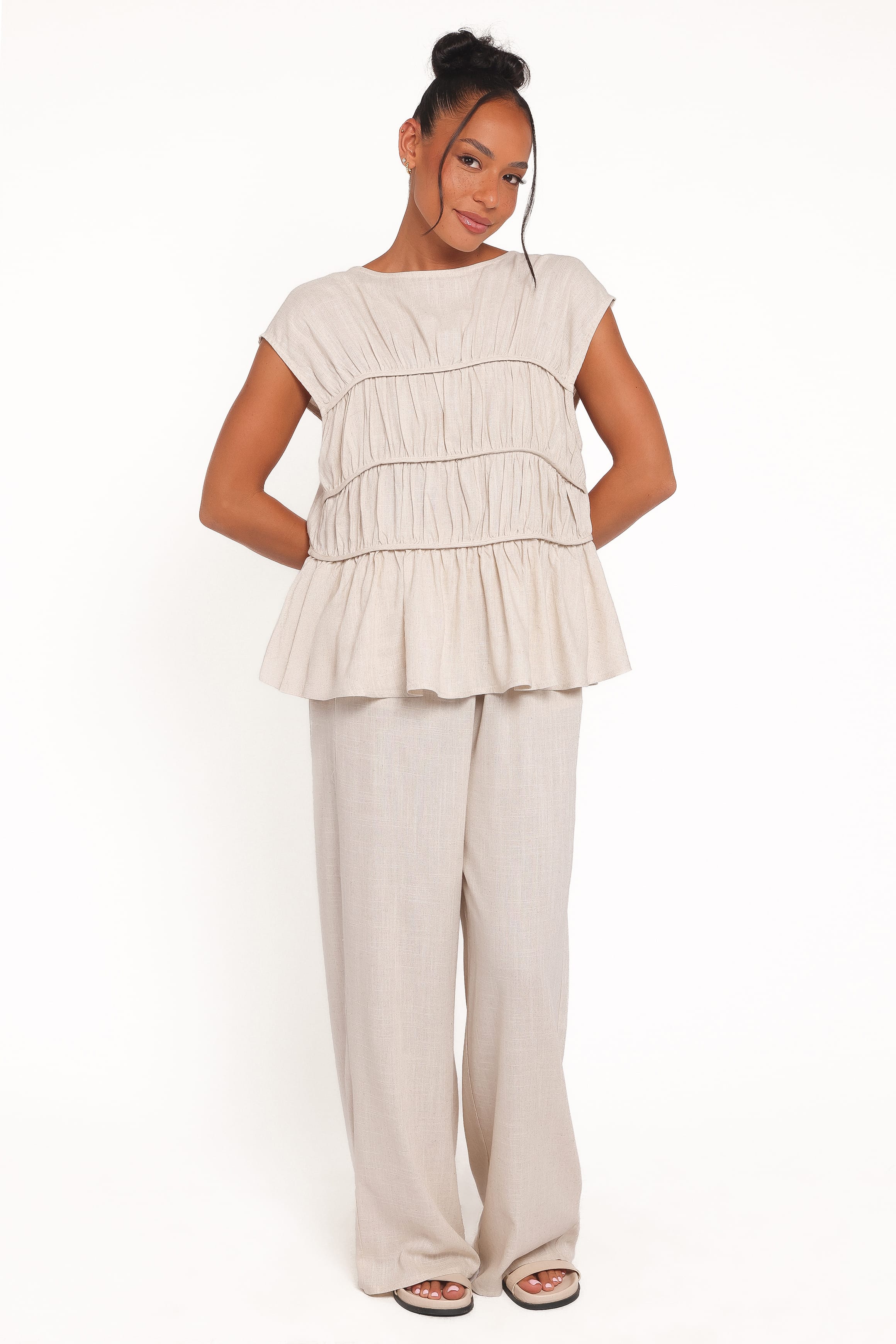 SETS Shyla Pant Set - Oatmeal