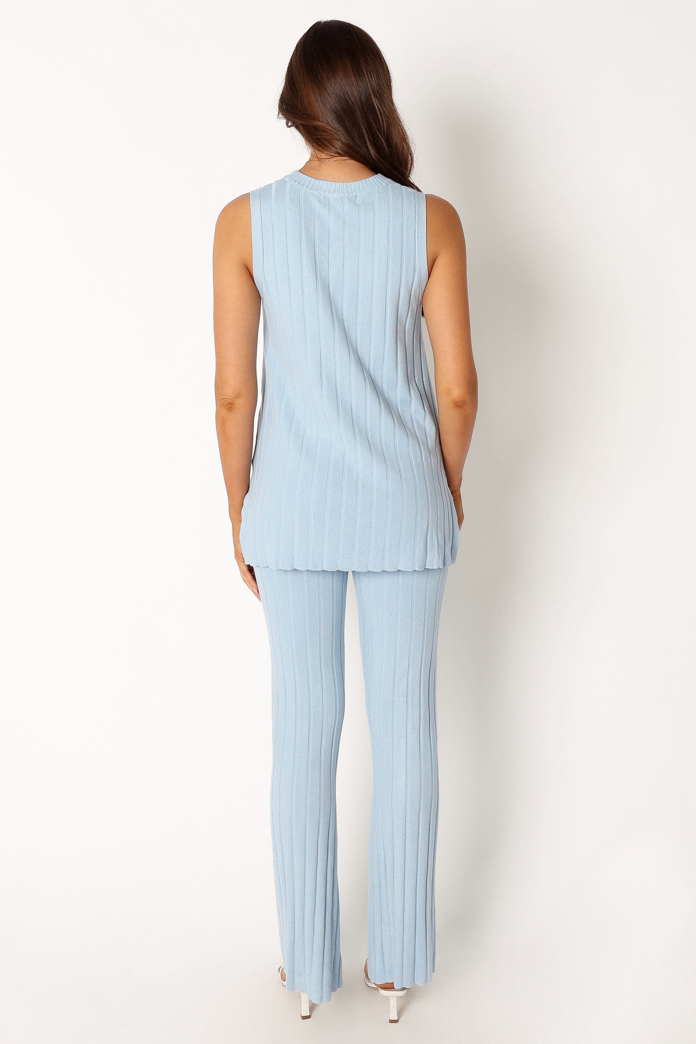 SETS @Silvie Knitted Set - Blue