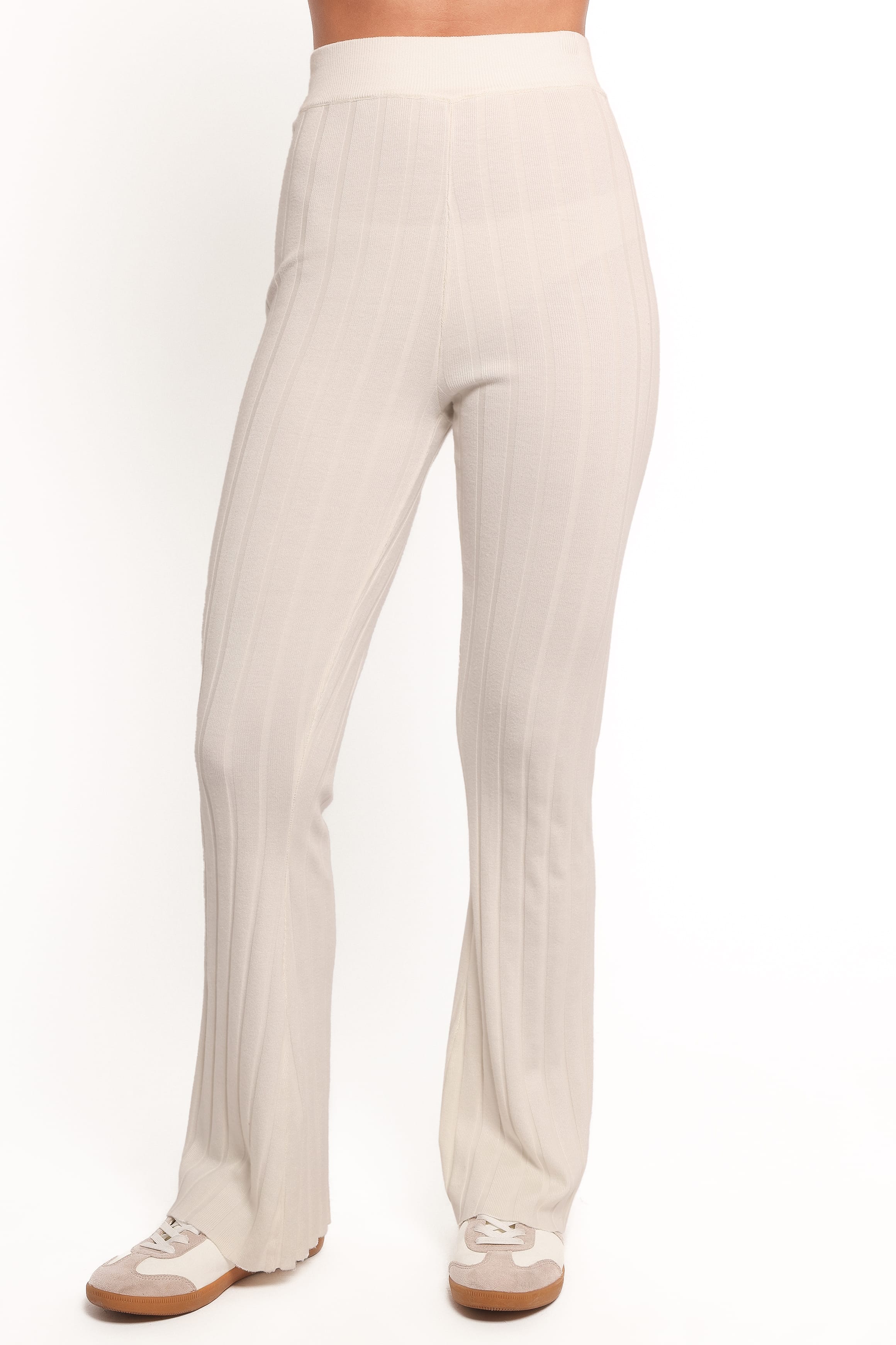SETS Silvie Short Sleeve Knitted Set - White