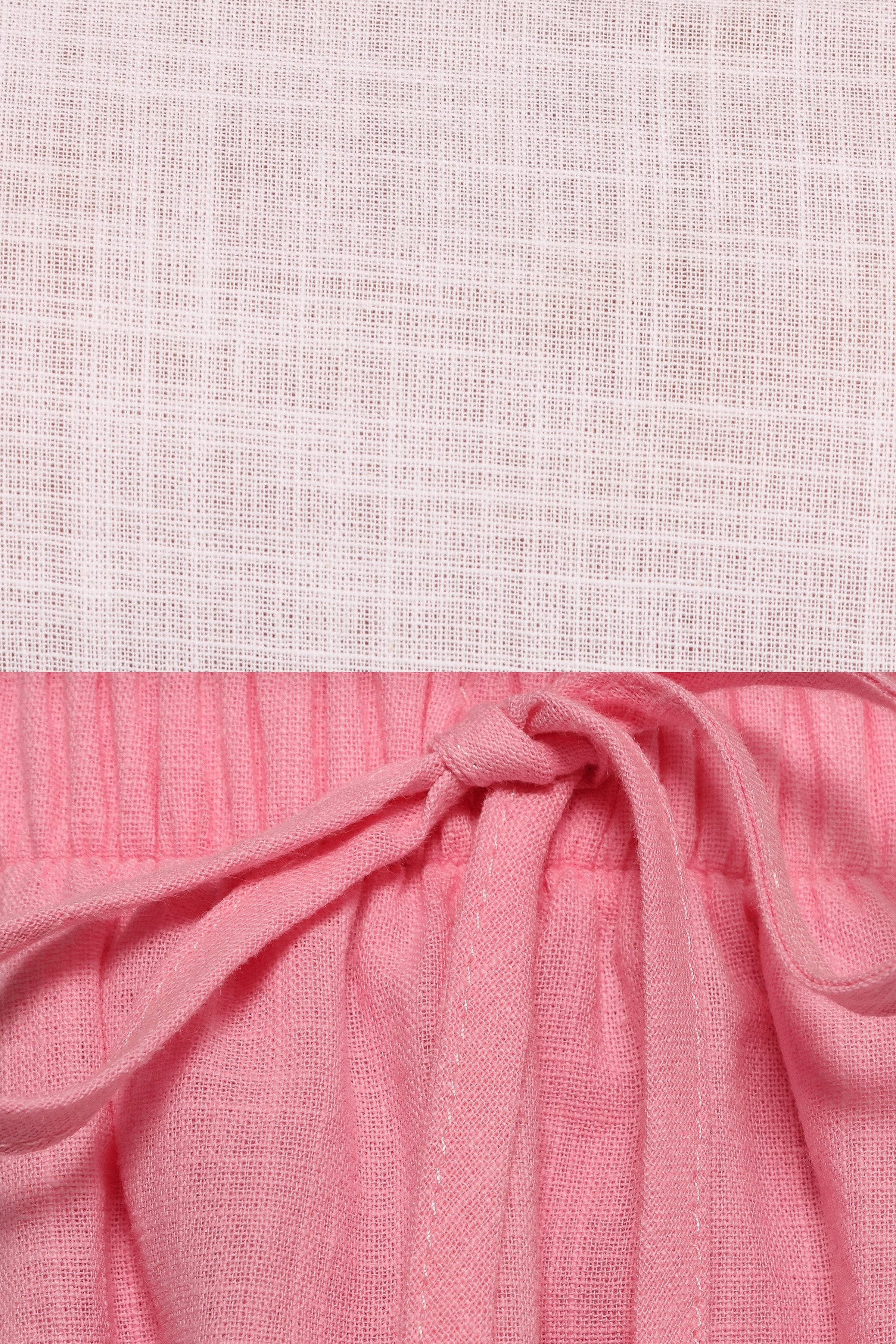 SETS Simone Skirt Set - White Pink