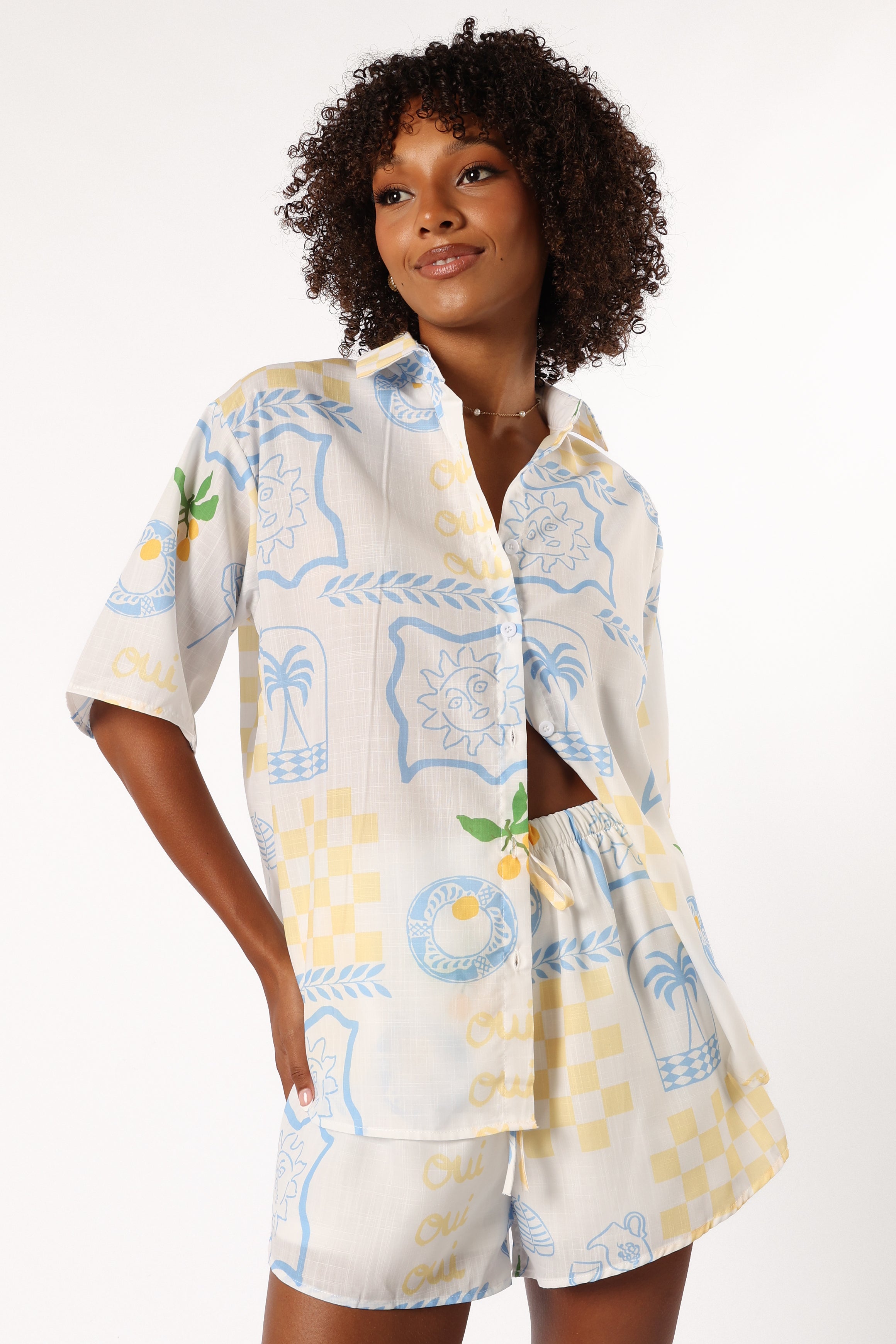 SETS @Sole Short Set - Lemon Print