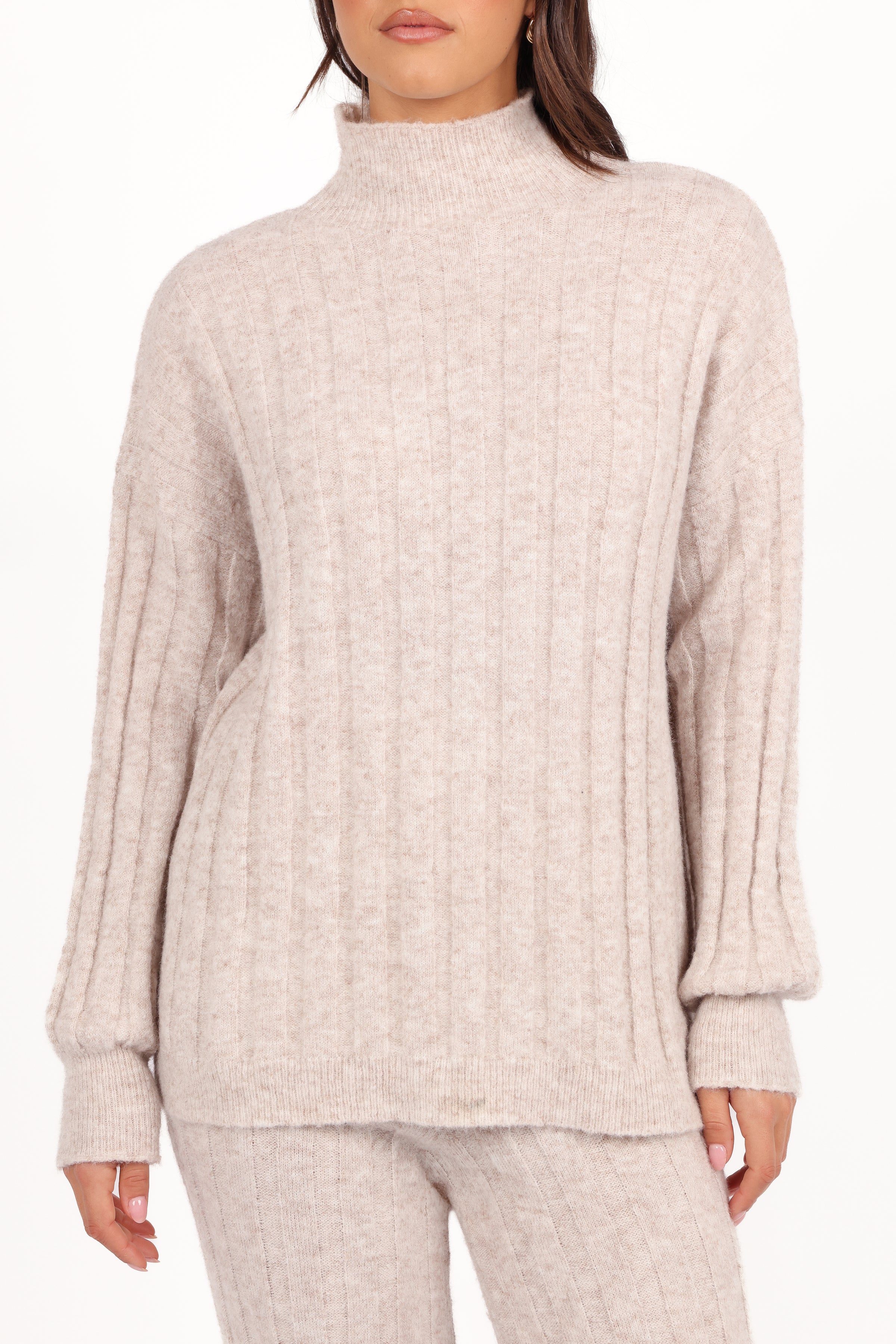 SETS Tahoe Ribbed Knit Set - Beige