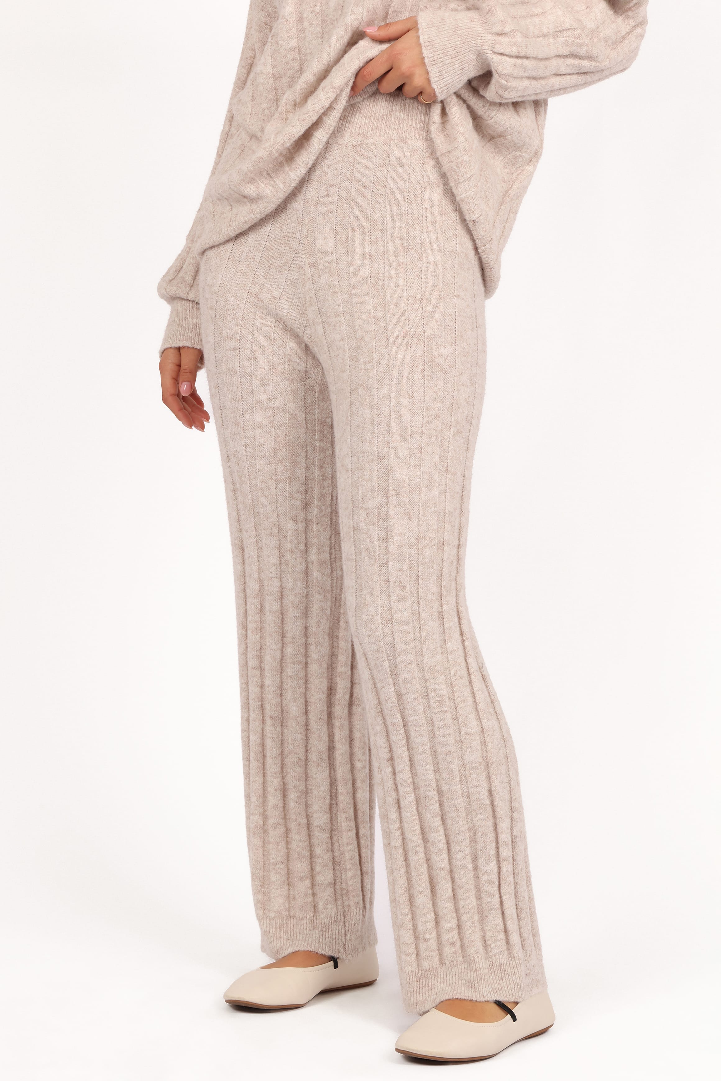 SETS Tahoe Ribbed Knit Set - Beige