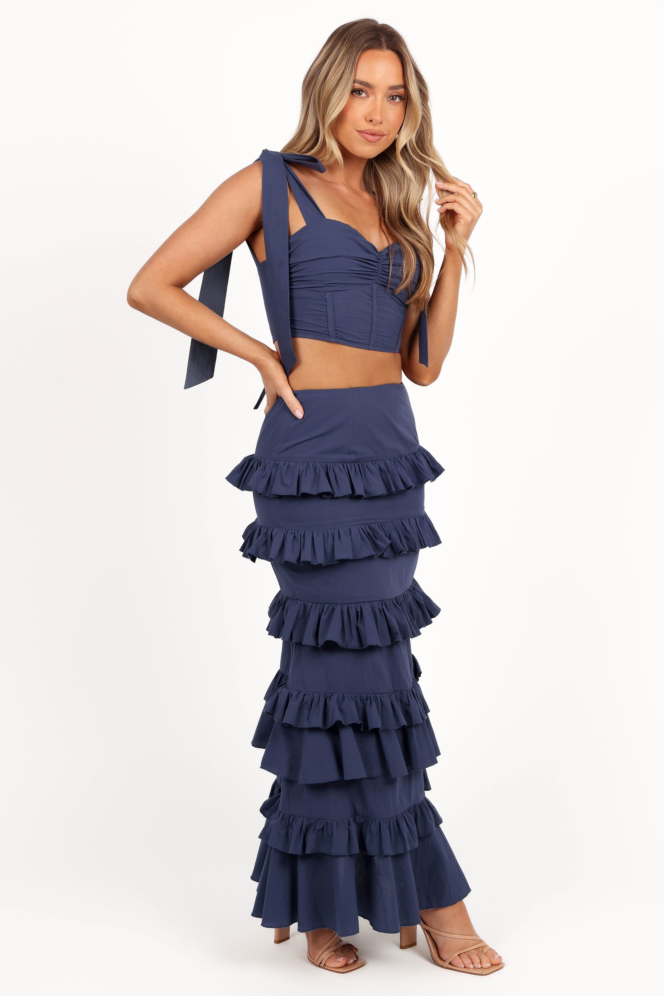 SETS Tia Two Piece Set - Navy