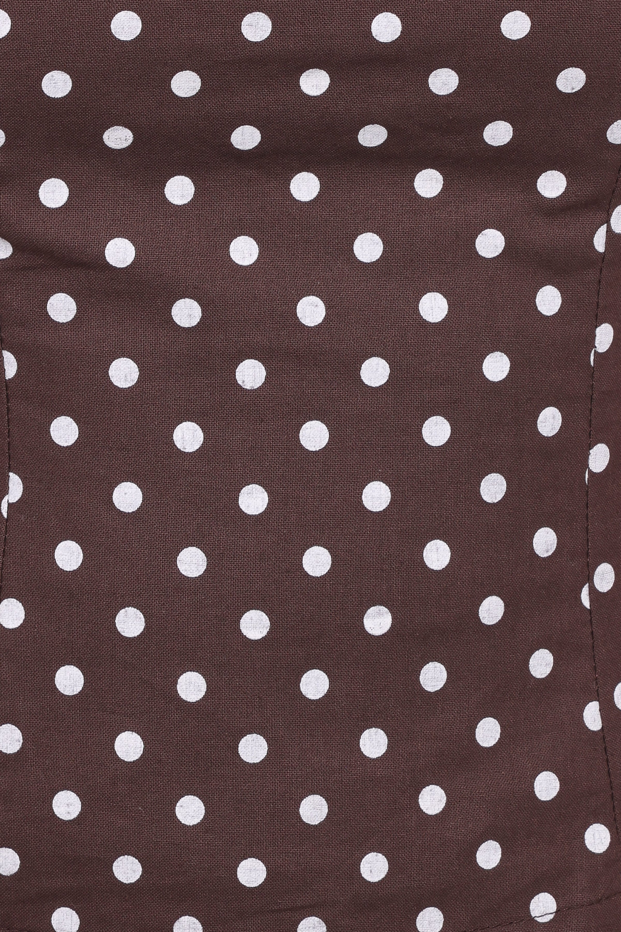 SETS Tiffany Skort Set - Brown Dot