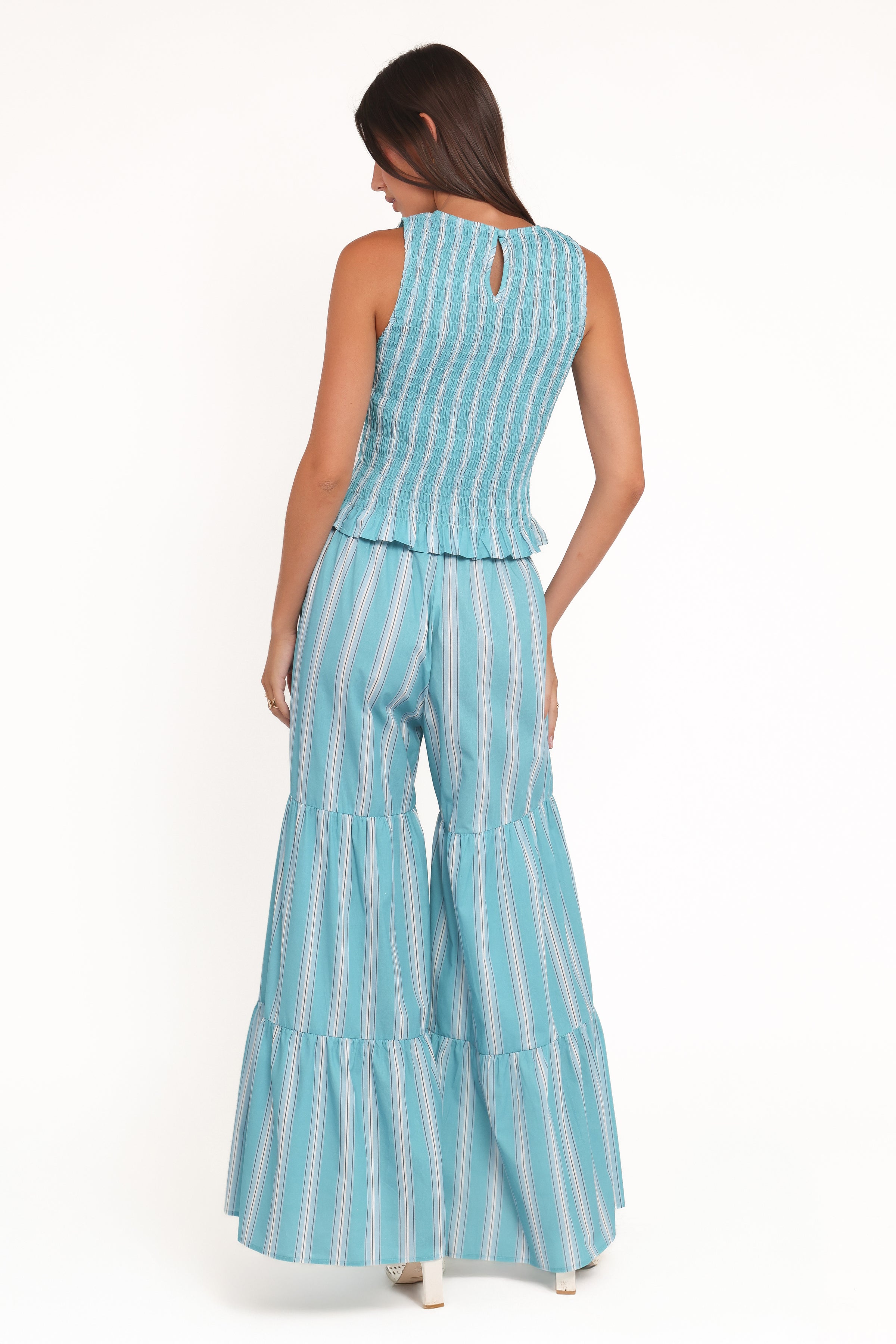 SETS Tilly Pant Set - Blue Stripe
