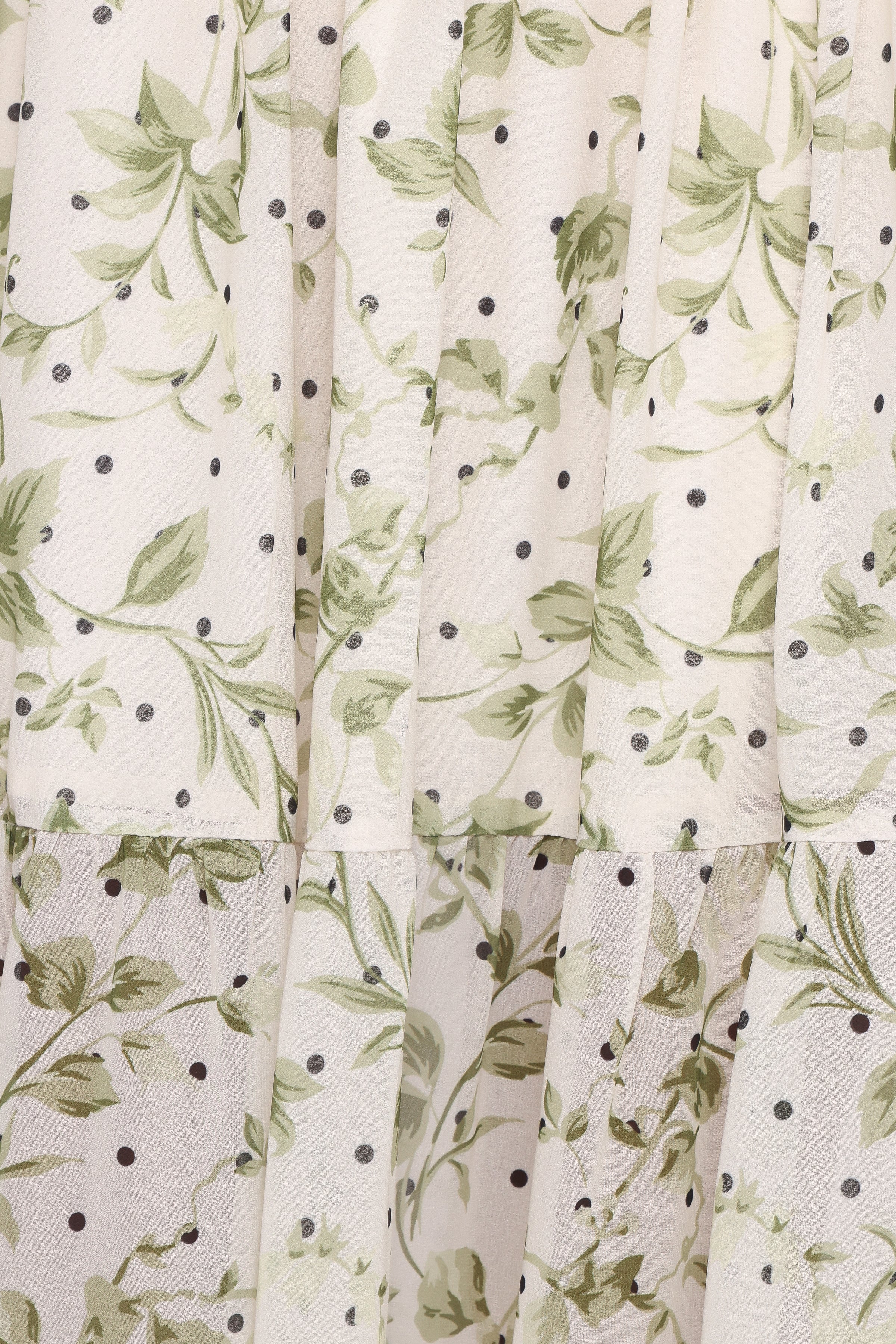 SETS Vanessa Maxi Skirt Set - Green Leaf