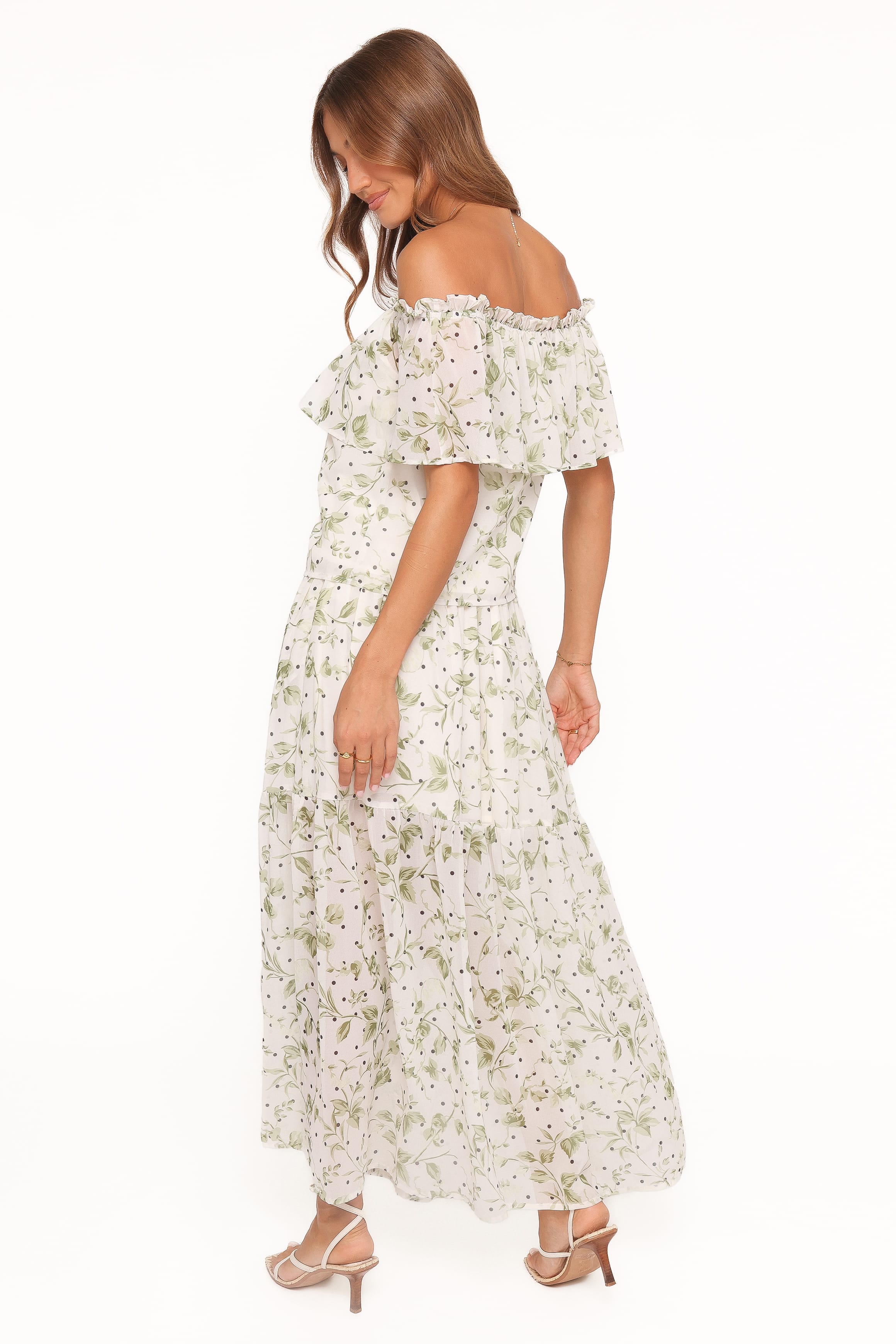 SETS Vanessa Maxi Skirt Set - Green Leaf